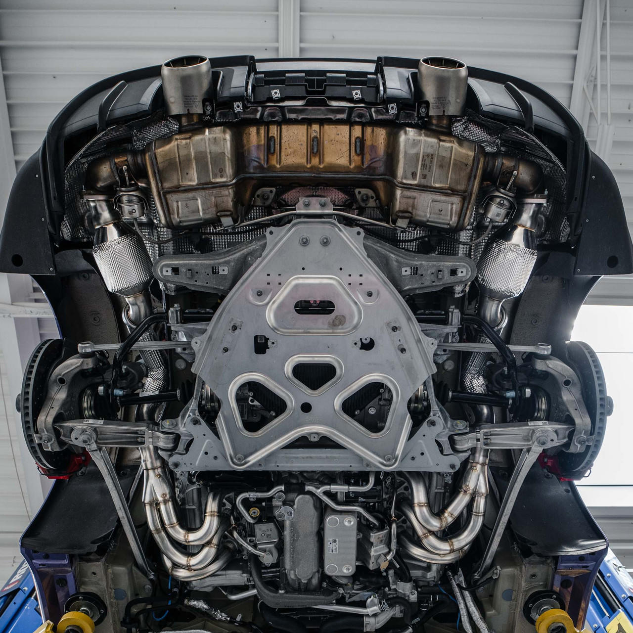 Fabspeed Porsche 718 GT4 RS RENNKRAFT Long Tube Header System (2022+)