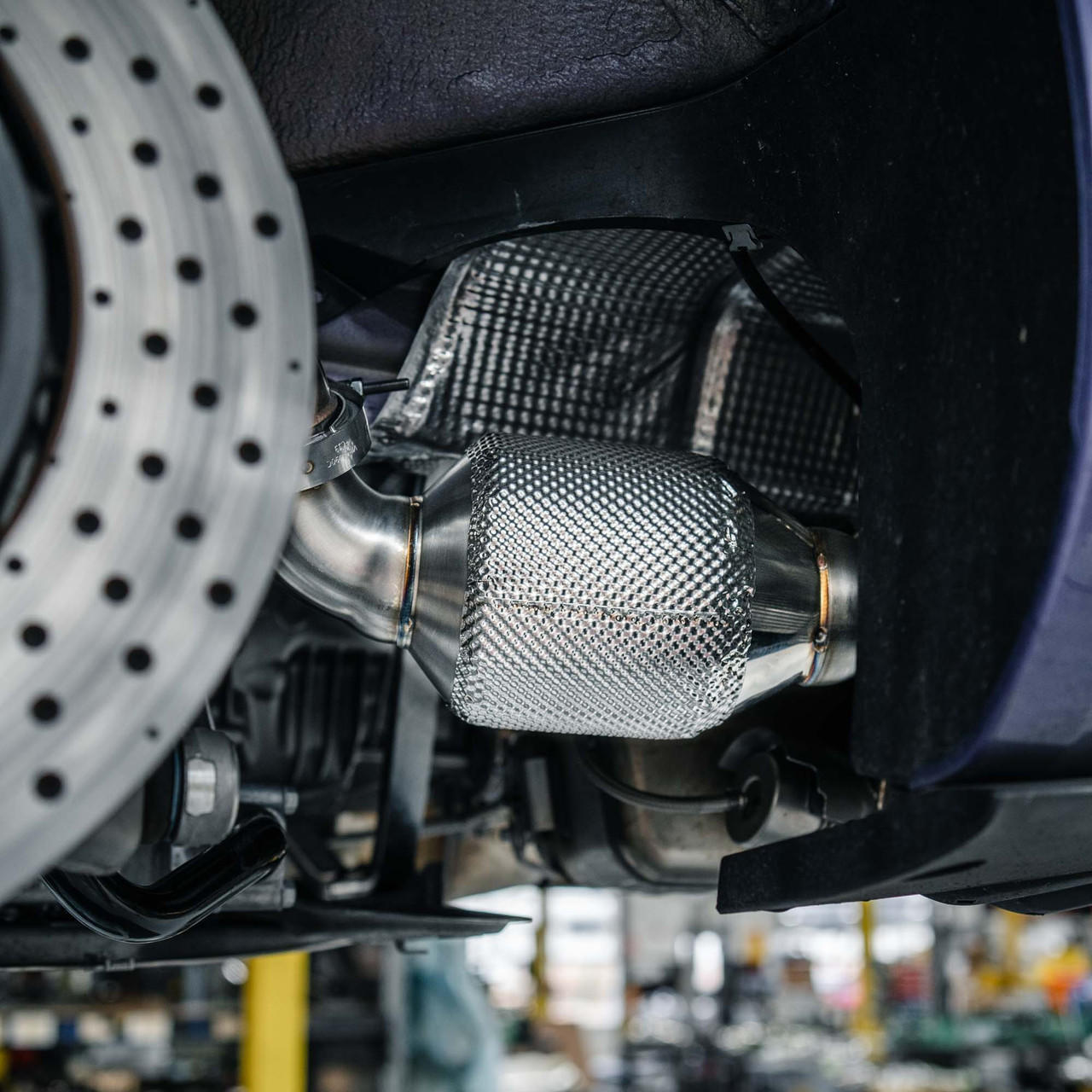 Fabspeed Porsche 718 GT4 RS RENNKRAFT Long Tube Header System (2022+)