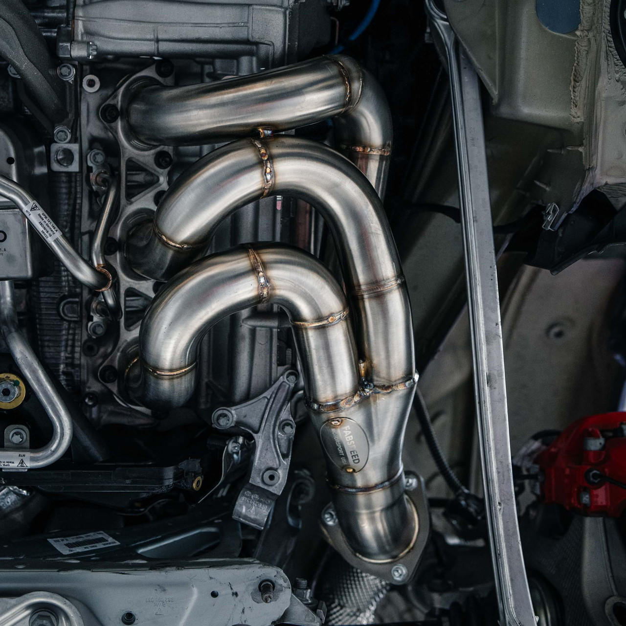 Fabspeed Porsche 718 GT4 RS RENNKRAFT Long Tube Header System (2022+)