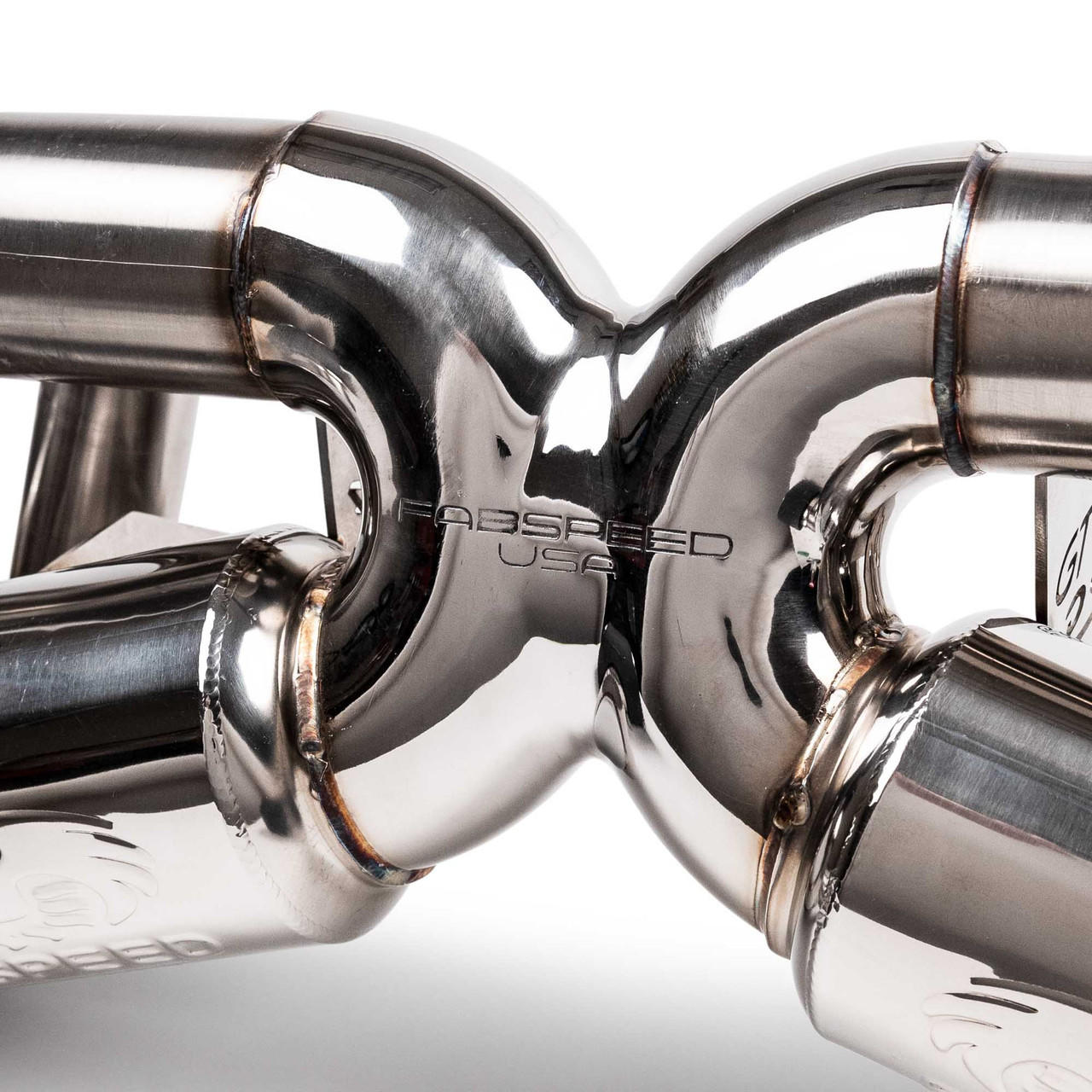 Fabspeed Porsche 718 GT4 RS Valved X-Pipe Cat-Back Exhaust System (2022+)