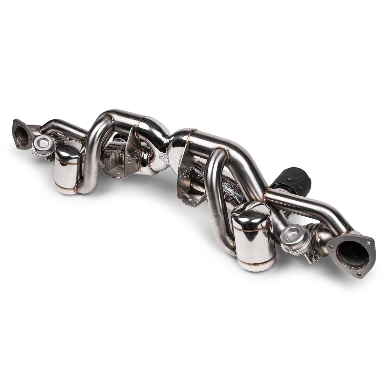 Fabspeed Porsche 718 GT4 RS Valved X-Pipe Cat-Back Exhaust System (2022+)