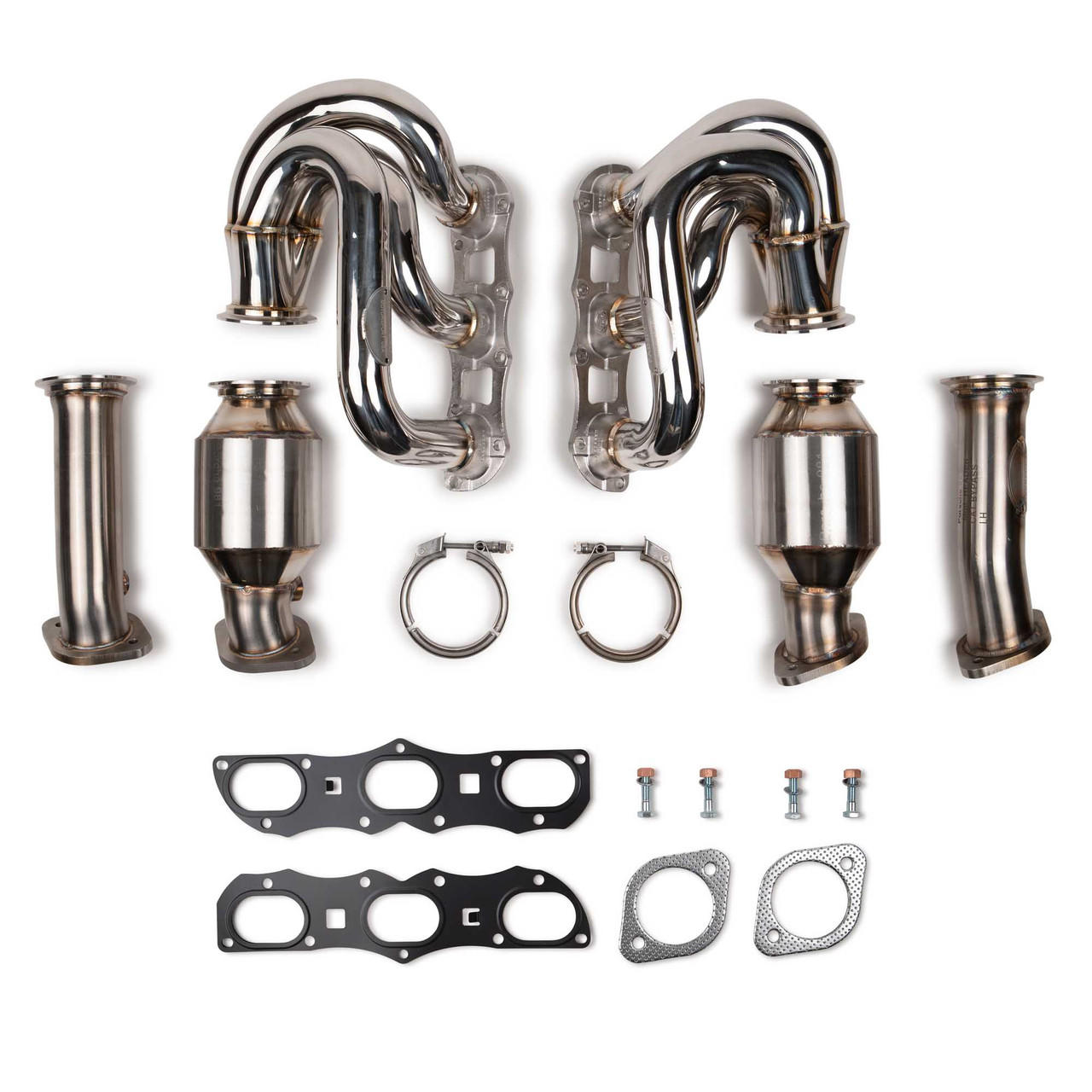 Fabspeed Porsche 981 Boxster / Cayman RENNKRAFT US PATENTED Modular Headers with HJS Catalytic Converters (2013-2016)