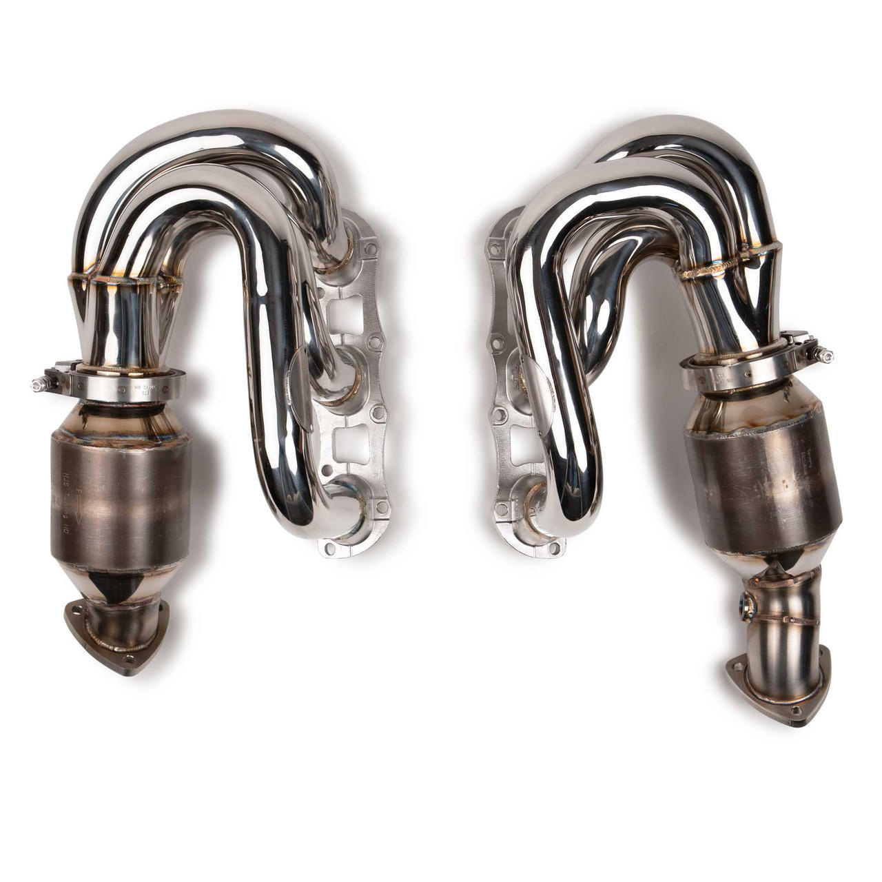 Fabspeed Porsche 997.2 Carrera RENNKRAFT¬Æ Modular Headers with HJS Catalytic Converters (2009-2011)