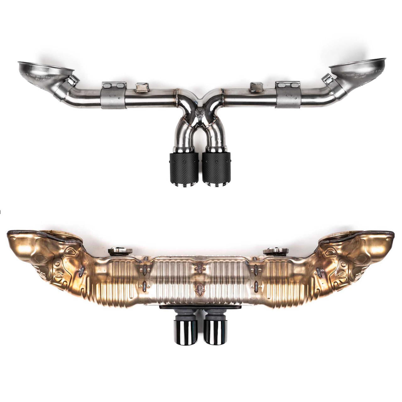 Fabspeed Porsche 992 GT3 / GT3 RS Supercup Cat-Back Exhaust System  NON Valved (2022+)