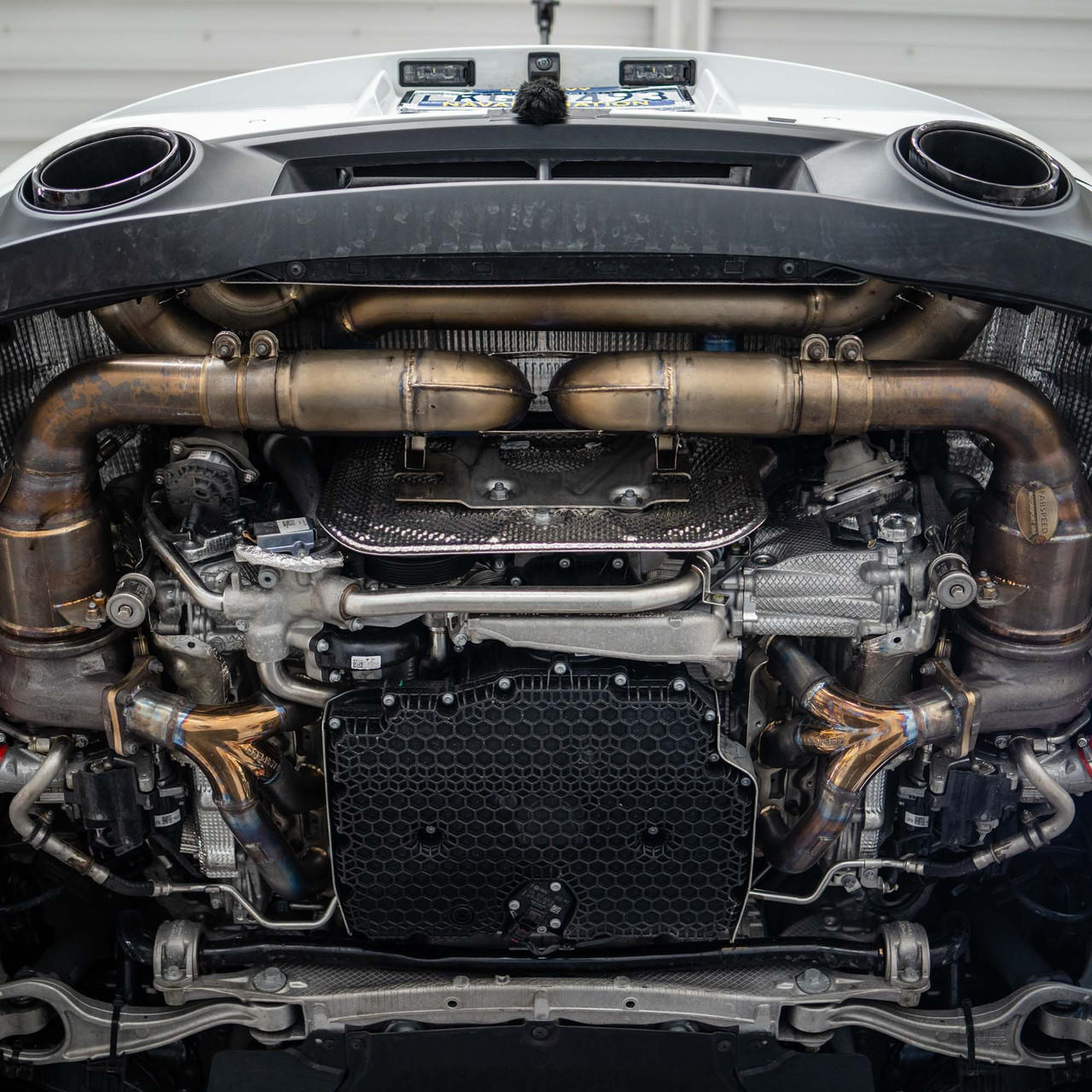 Porsche 992 Twin Turbo / Twin Turbo S Helical Valved Titanium Exhaust System (2021+)