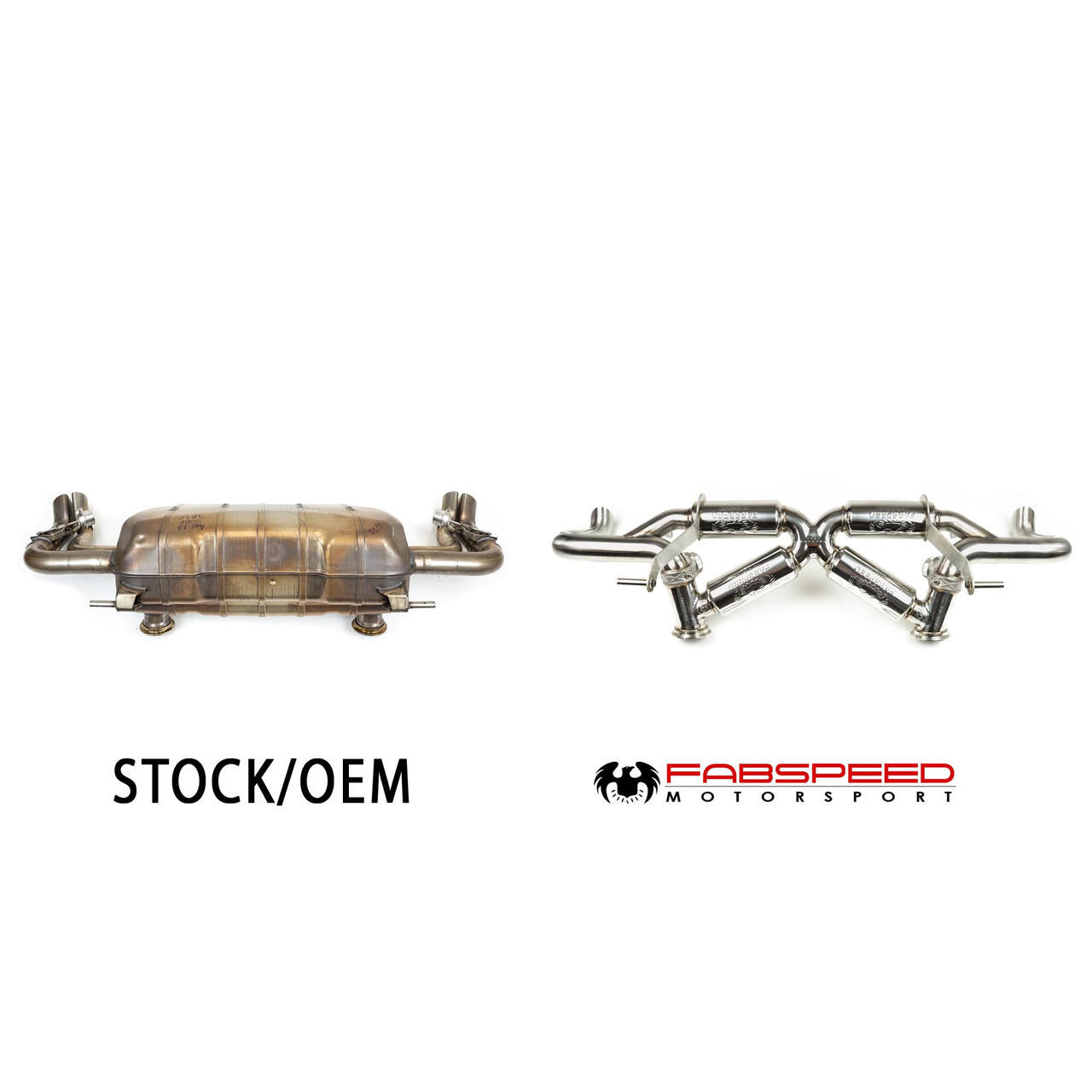 Fabspeed Audi R8 V10 Valved Supersport X-Pipe Exhaust System (2019+)