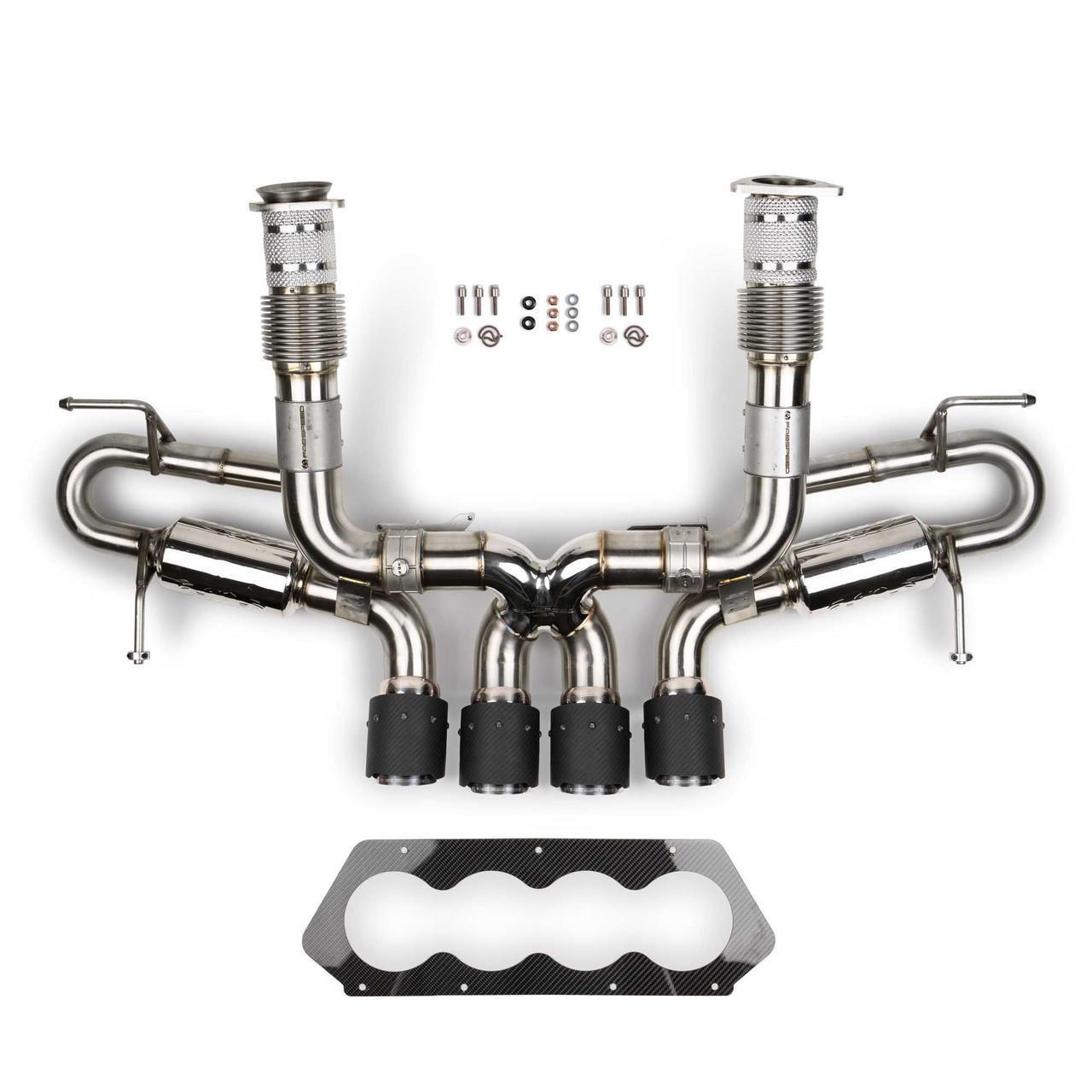 Fabspeed Chevrolet Corvette C8 Stingray / E-Ray  Valved Center Exit Conversion Exhaust System (2023+)