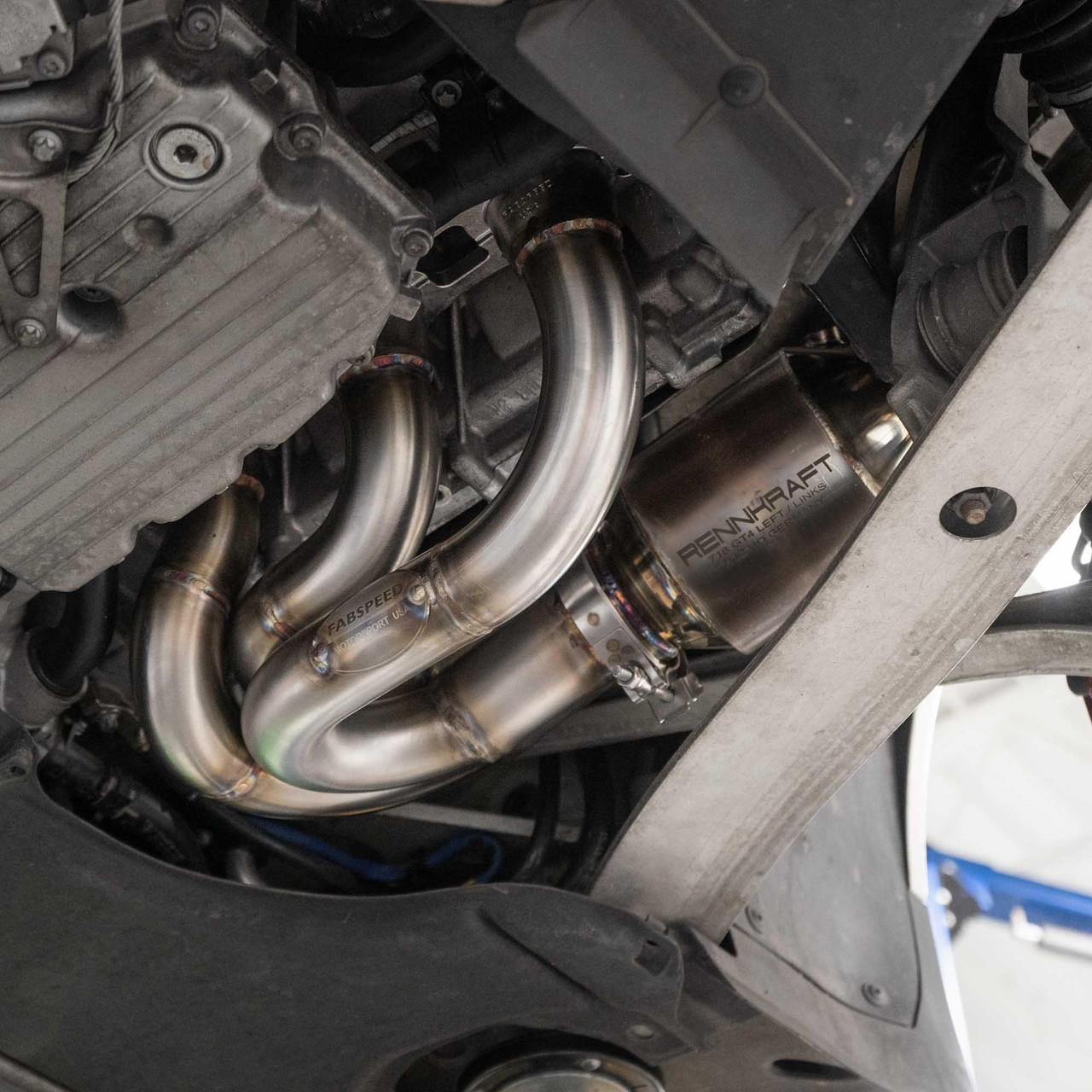 Fabspeed Porsche 987.2 Boxster / Cayman RENNKRAFT Modular Headers with HJS Catalytic Converters (2009-2012)
