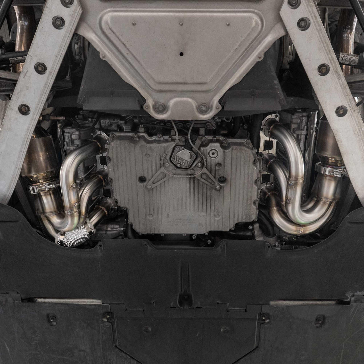 Fabspeed Porsche 997.2 Carrera RENNKRAFT Modular Headers with HJS Catalytic Converters (2009-2011)