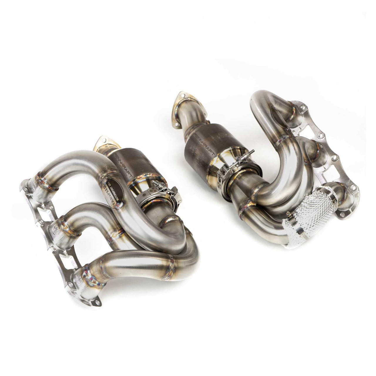 Fabspeed Porsche 981 Cayman GT4 / Boxster Spyder RENNKRAFT Modular Headers with HJS Catalytic Converters (2015-2016)