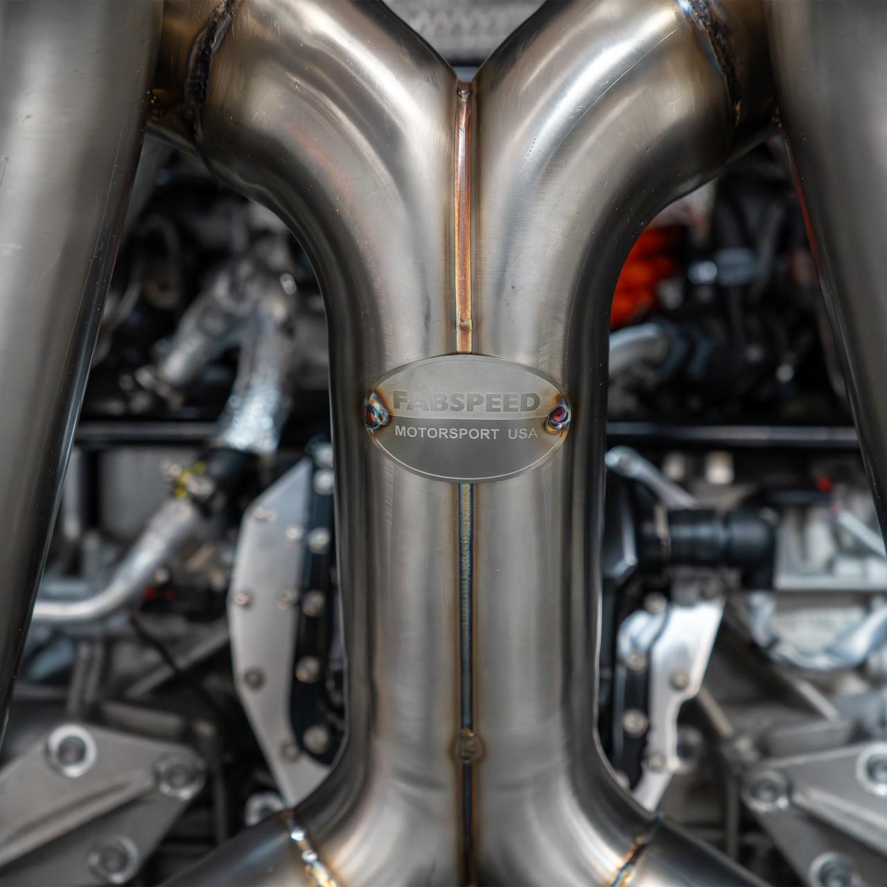 Fabspeed Revuelto SuperSport Formula 1 style X-Pipe