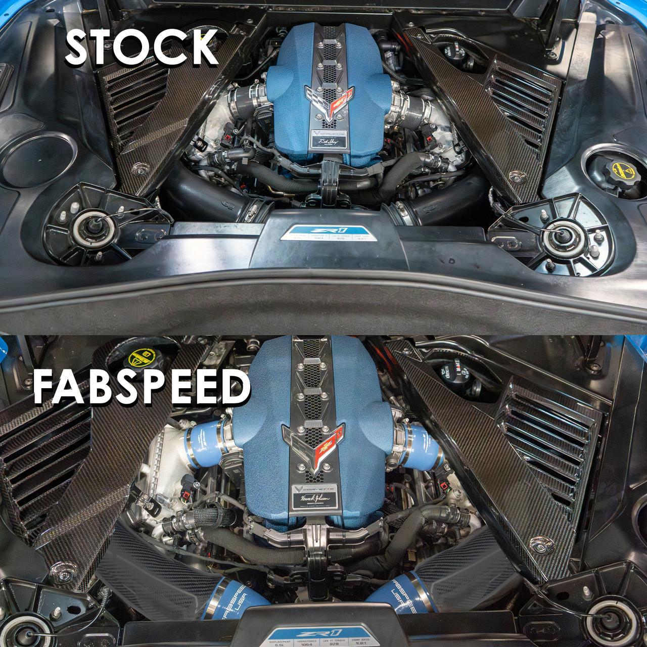 Fabspeed Chevrolet C8 Corvette ZR1X high-flow Carbon Fiber Intake Pipes 2025+