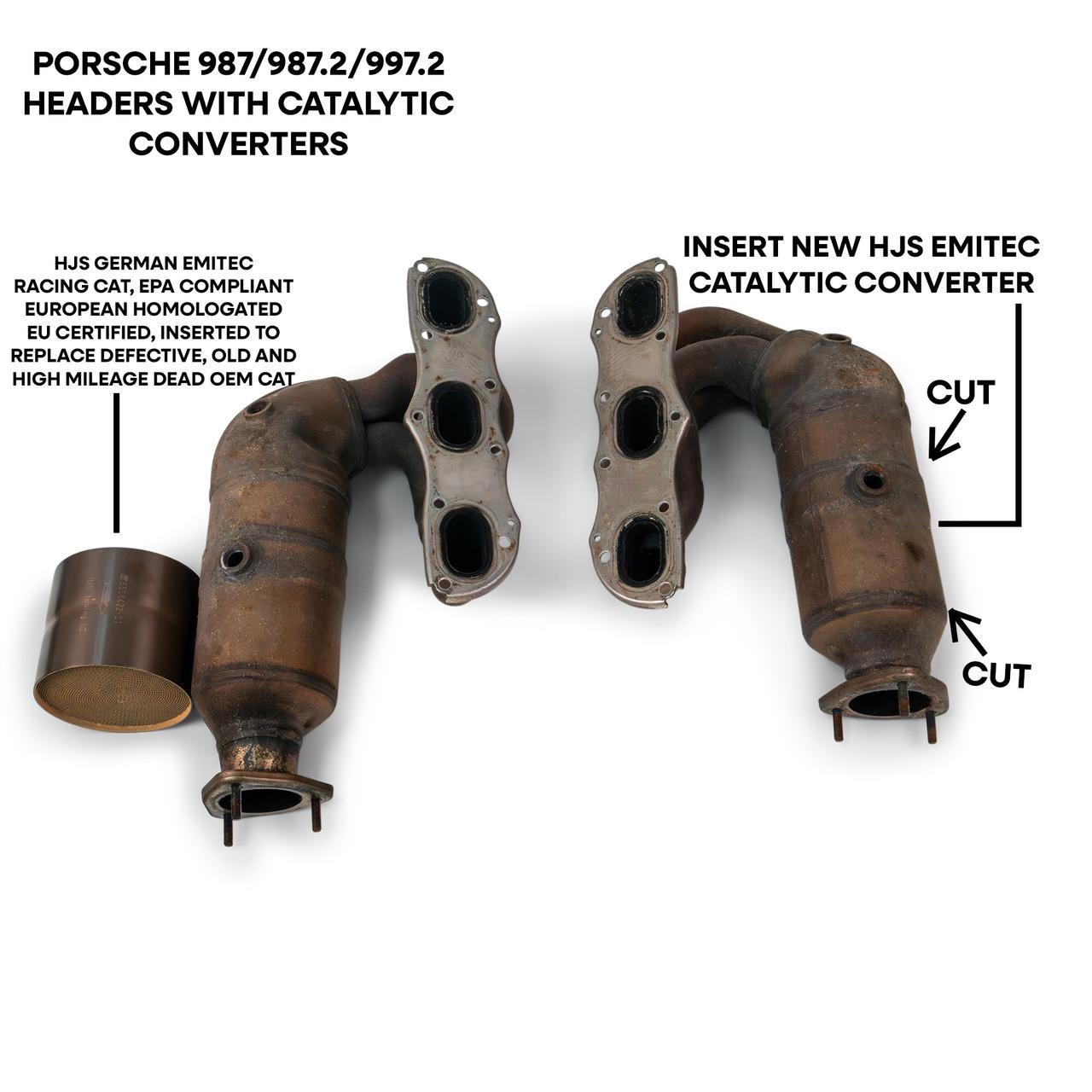 Porsche 997 Carrera Factory/OEM Catalytic Converter Re-Coring