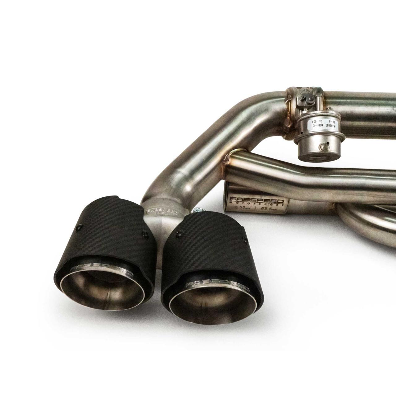 Fabspeed Porsche 991.2 Carrera Valved Center Muffler Bypass X-Pipe (Non-PSE Only)