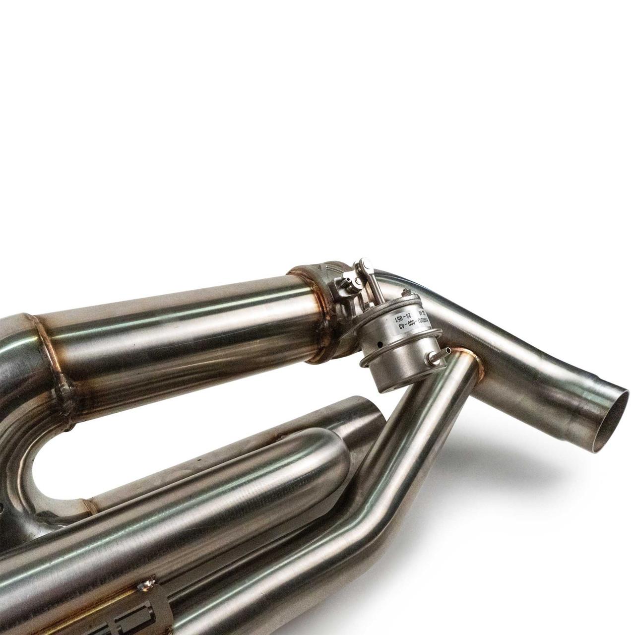 Fabspeed Porsche 991.2 Carrera Valved Center Muffler Bypass X-Pipe (Non-PSE Only)