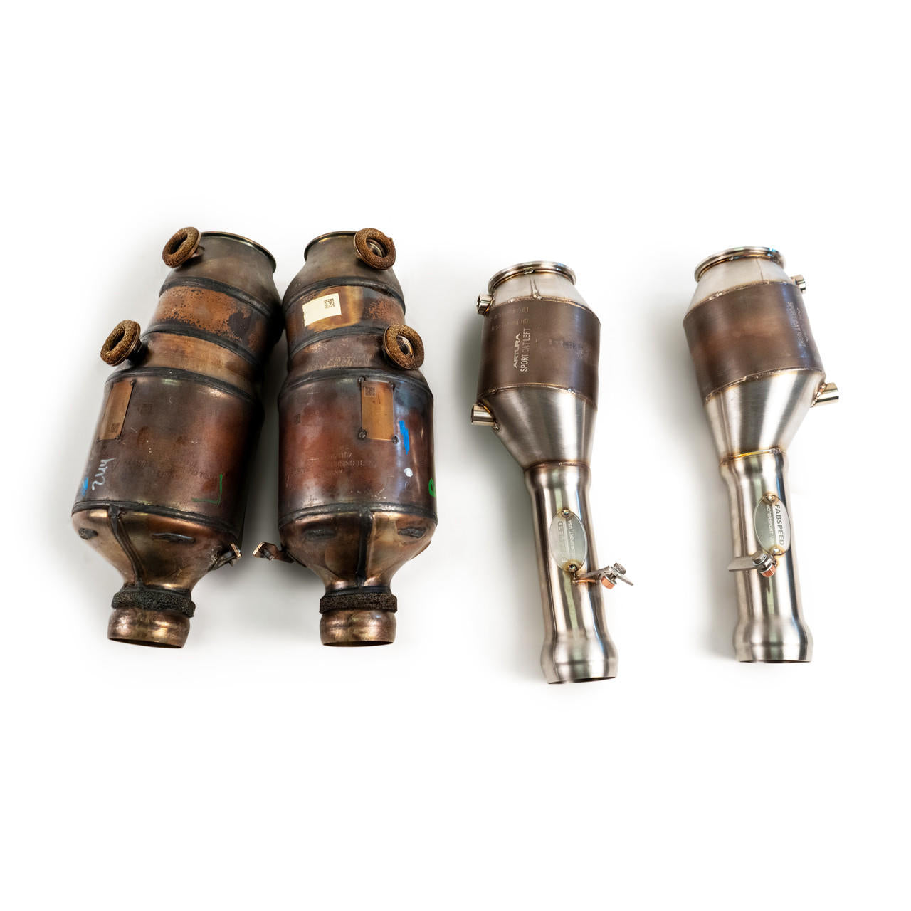 Fabspeed McLaren Artura HJS German Imported Sport Catalytic Converters (2021-24)