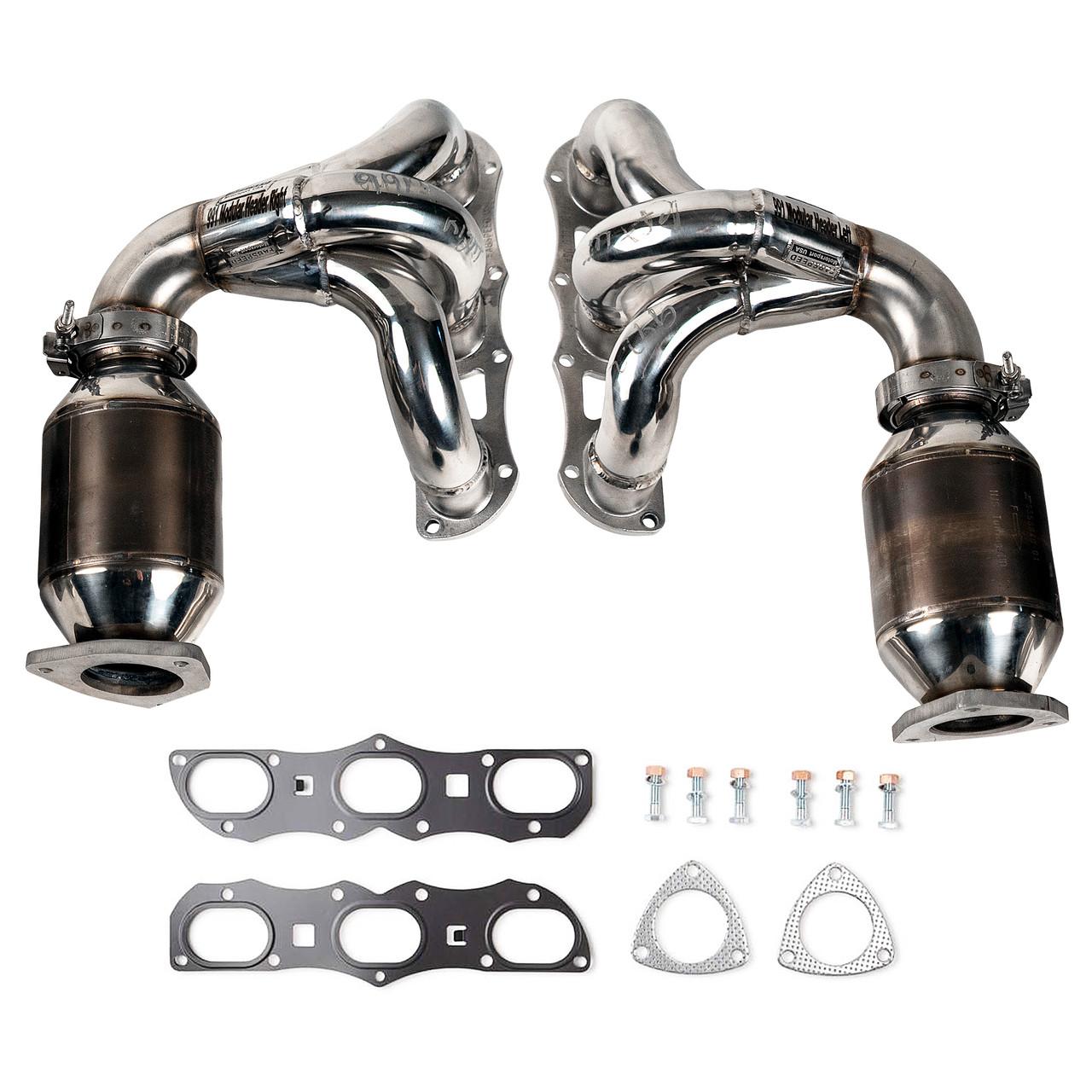 Fabspeed Porsche 991 Carrera RENNKRAFT Modular Headers with HJS Catalytic Converters (2012-2016)