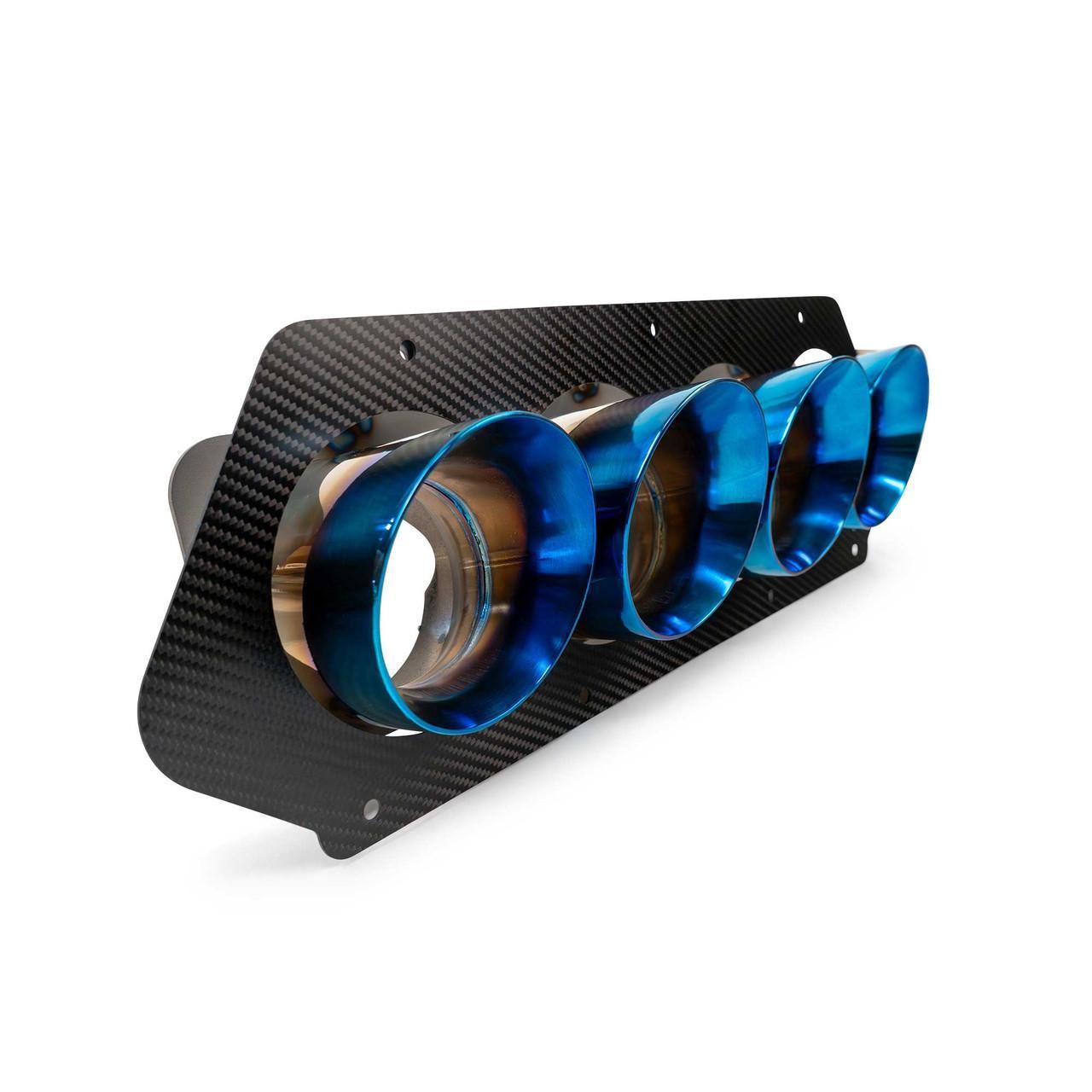 Fabspeed Chevrolet Corvette C8 ZR1X Titanium Quad Tips (2025+)