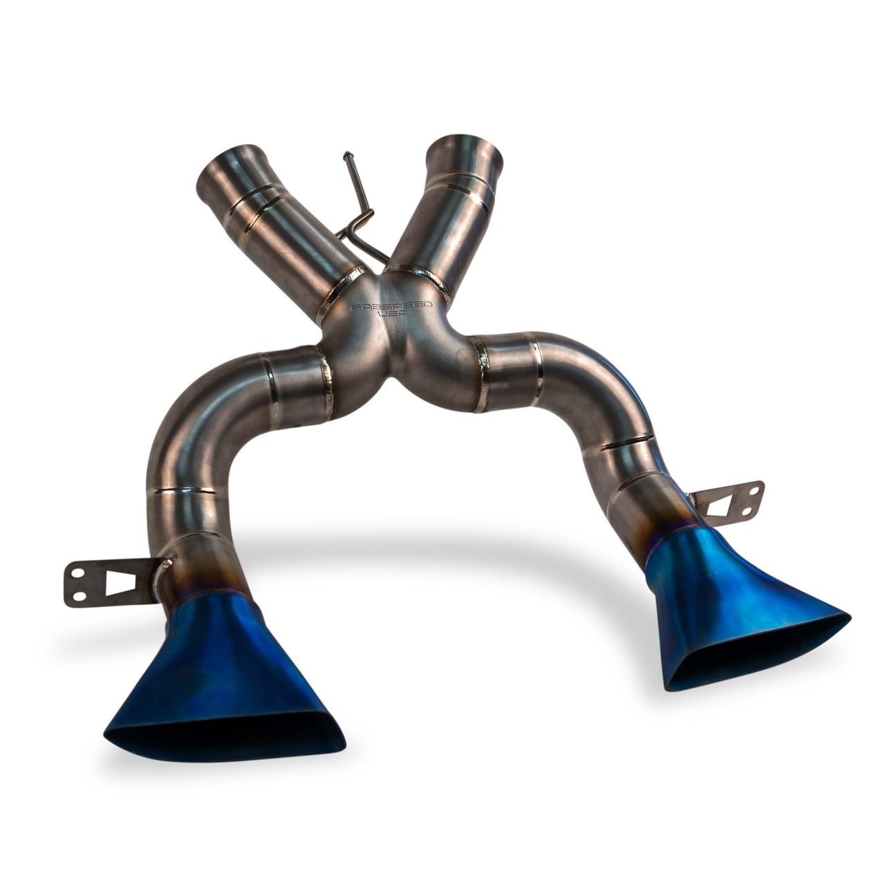 Fabspeed McLaren MP4-12C Supreme Titanium X-Pipe Exhaust System (2011-2014)