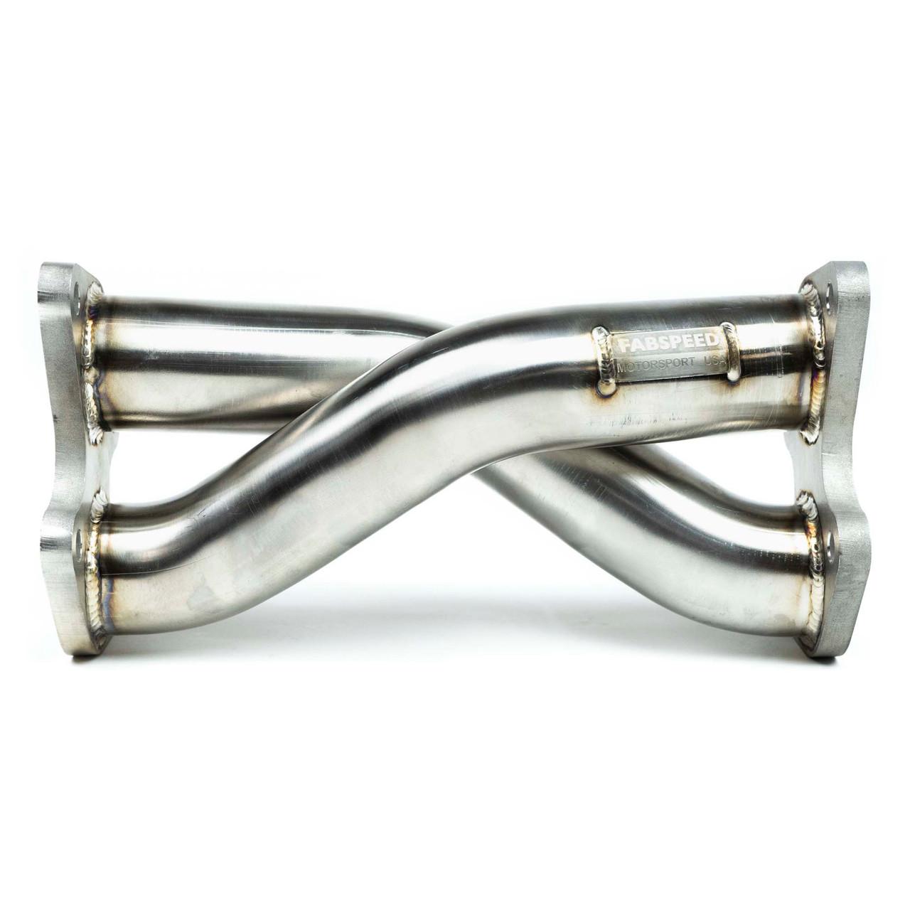 Fabspeed Ferrari F8 Tributo Rear Center Muffler Bypass X Pipe (2020+)