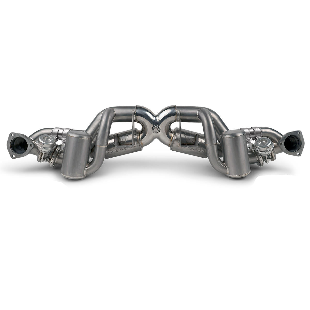 Fabspeed Porsche 718 GT4 RS Titanium Valved X-Pipe Cat-Back Exhaust System (2022+)