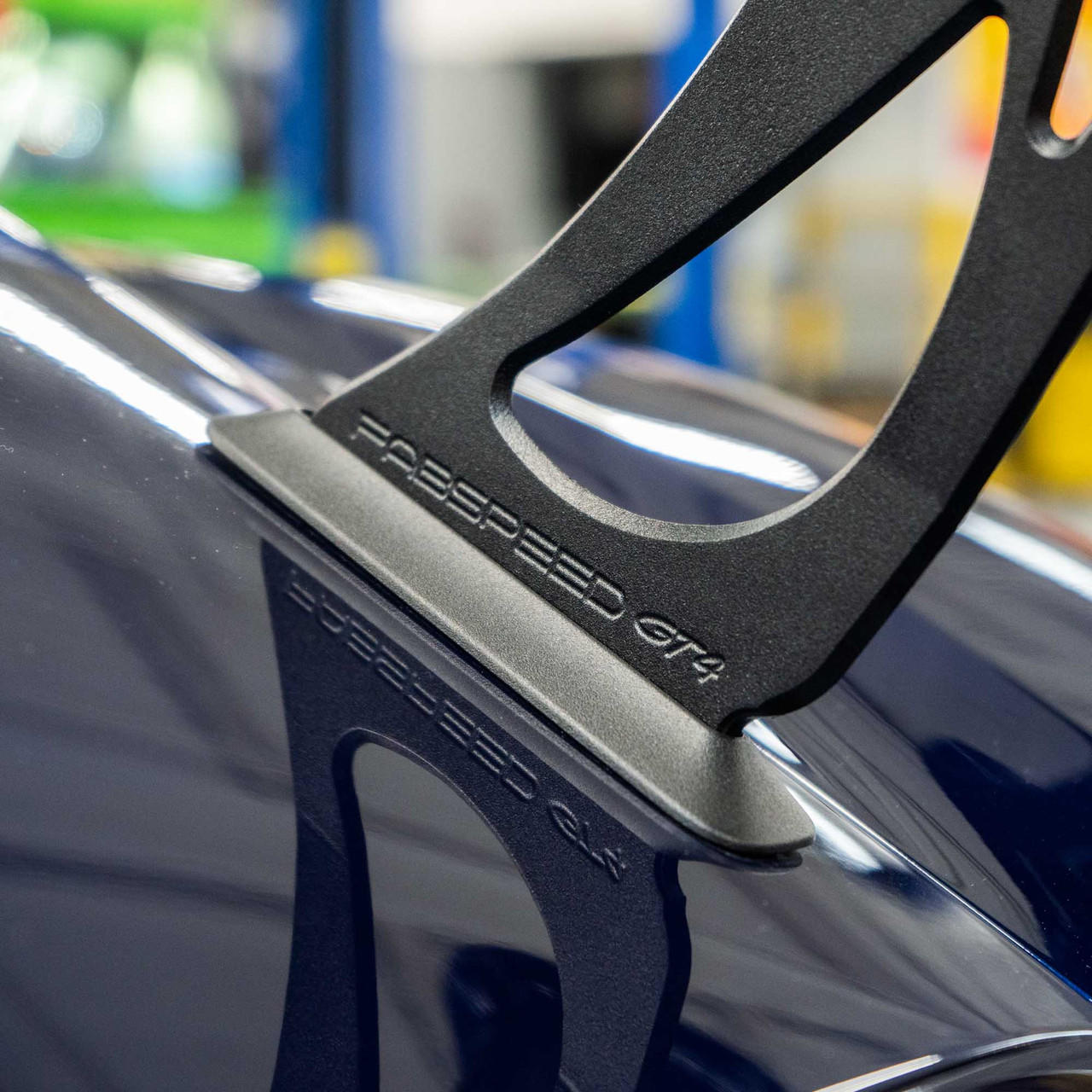 Fabspeed Porsche 981/718 Cayman GT4 Monoblock Wing Risers (2015+)