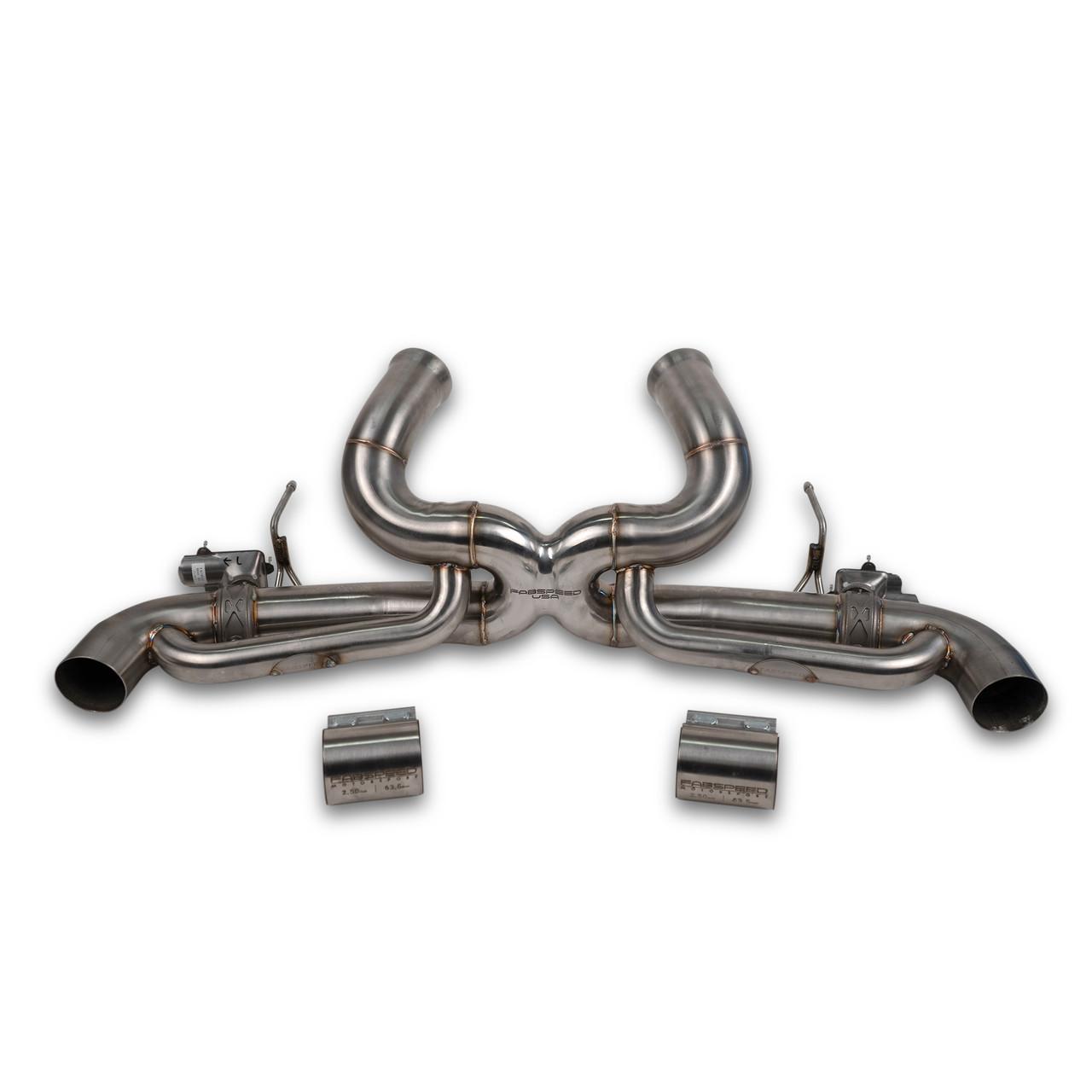 Fabspeed McLaren GT / GTS Valved X-Pipe (2020+)