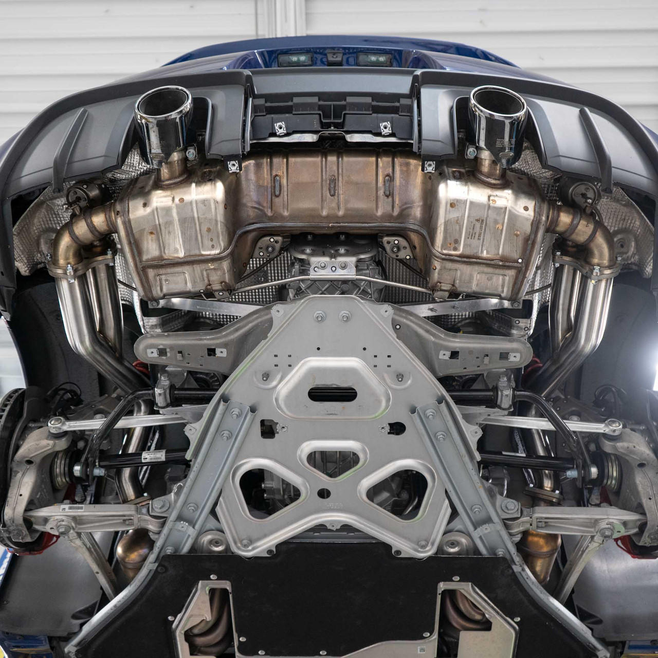 Fabspeed Porsche 718 GT4 / GTS / Spyder Over Axle Link Pipes (2020+)