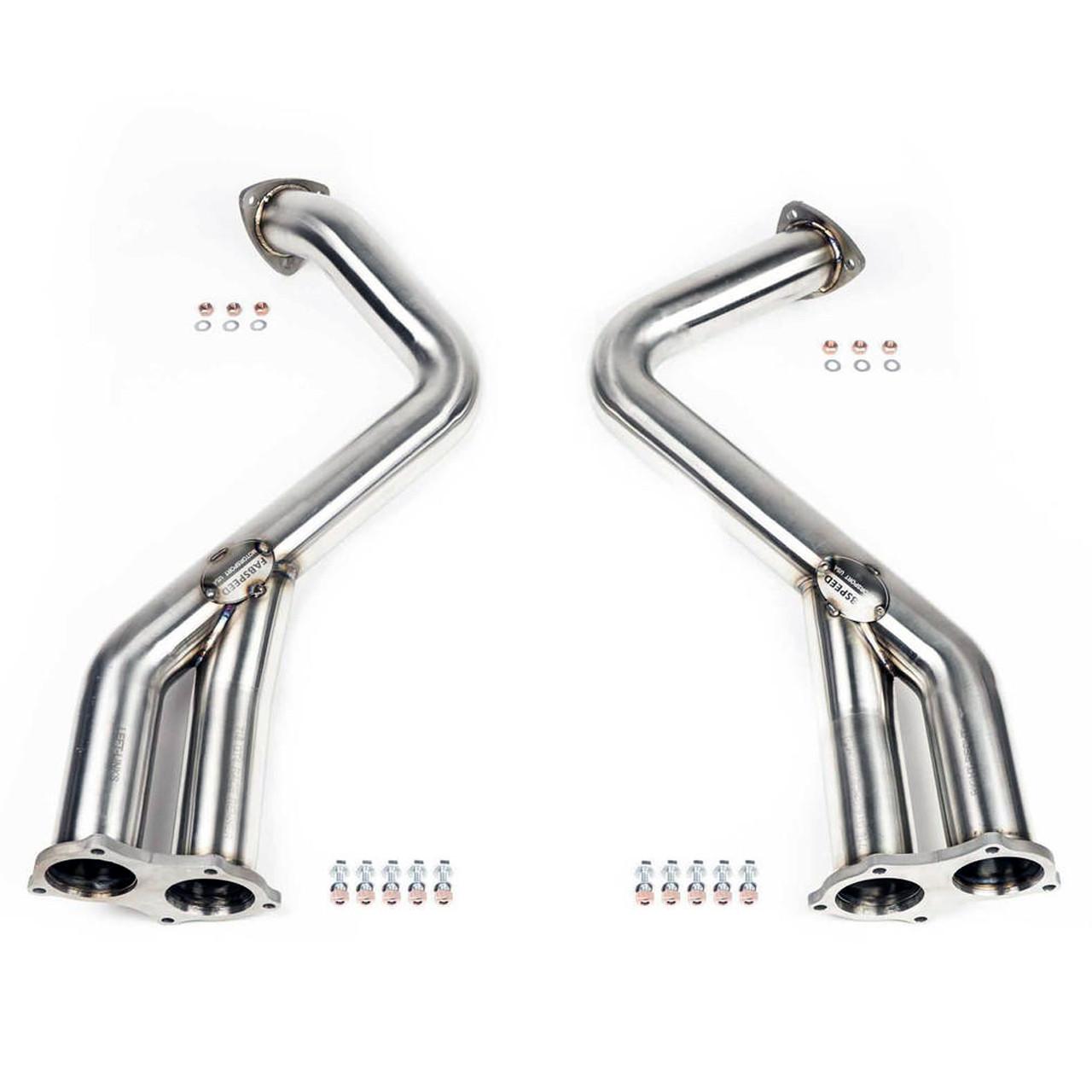 Fabspeed Porsche 718 GT4 / GTS / Spyder Over Axle Link Pipes (2020+)