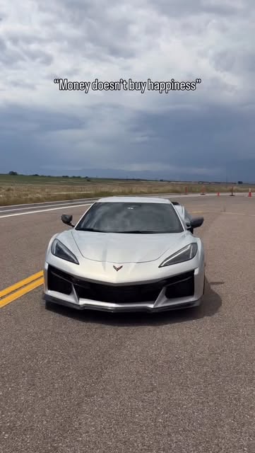 @boostedmayhem - C8 Corvette Z06 front view on an open road