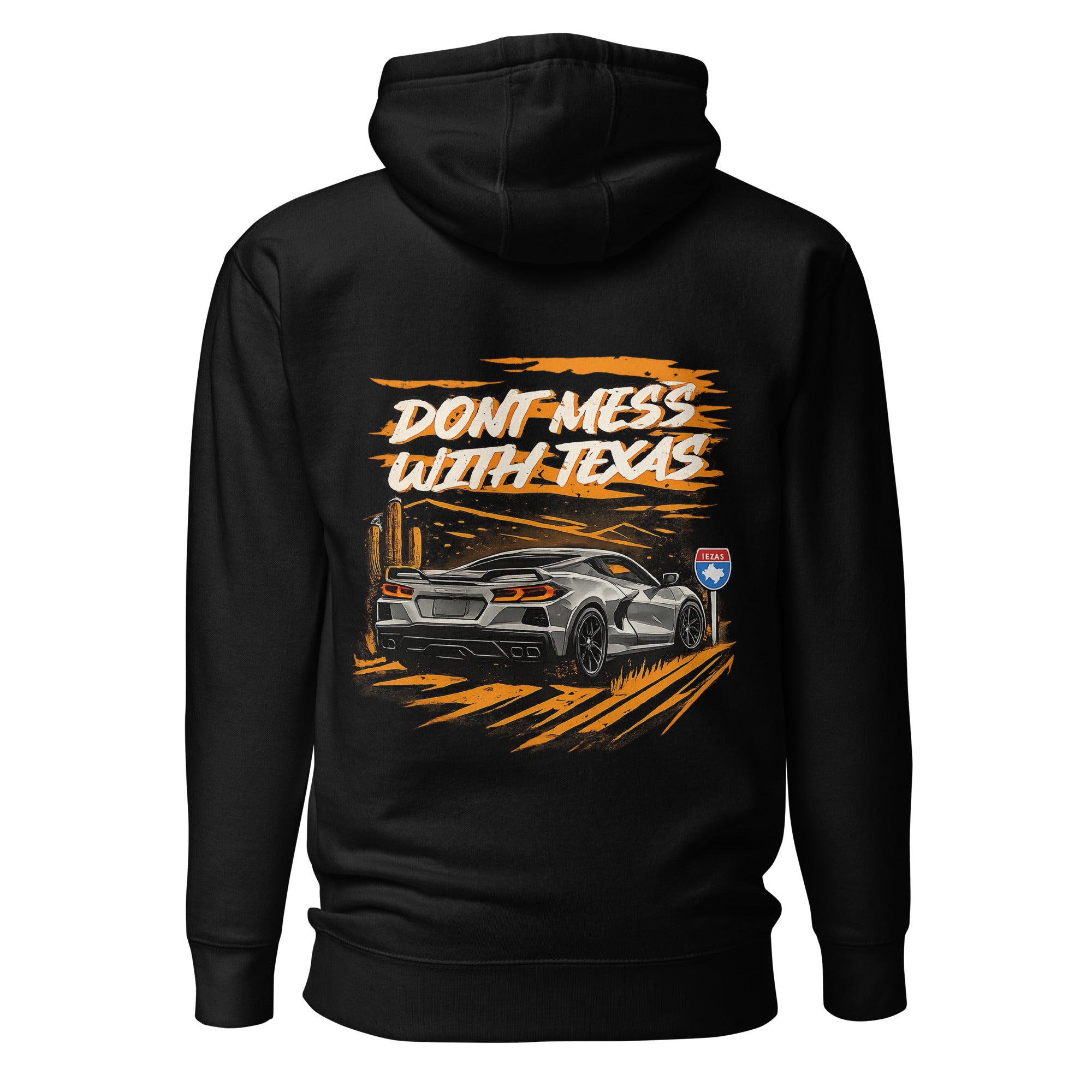 Boosted Mayhem Don't Mess With Texas Hoodie — embroidered Texas pride sweatshirt