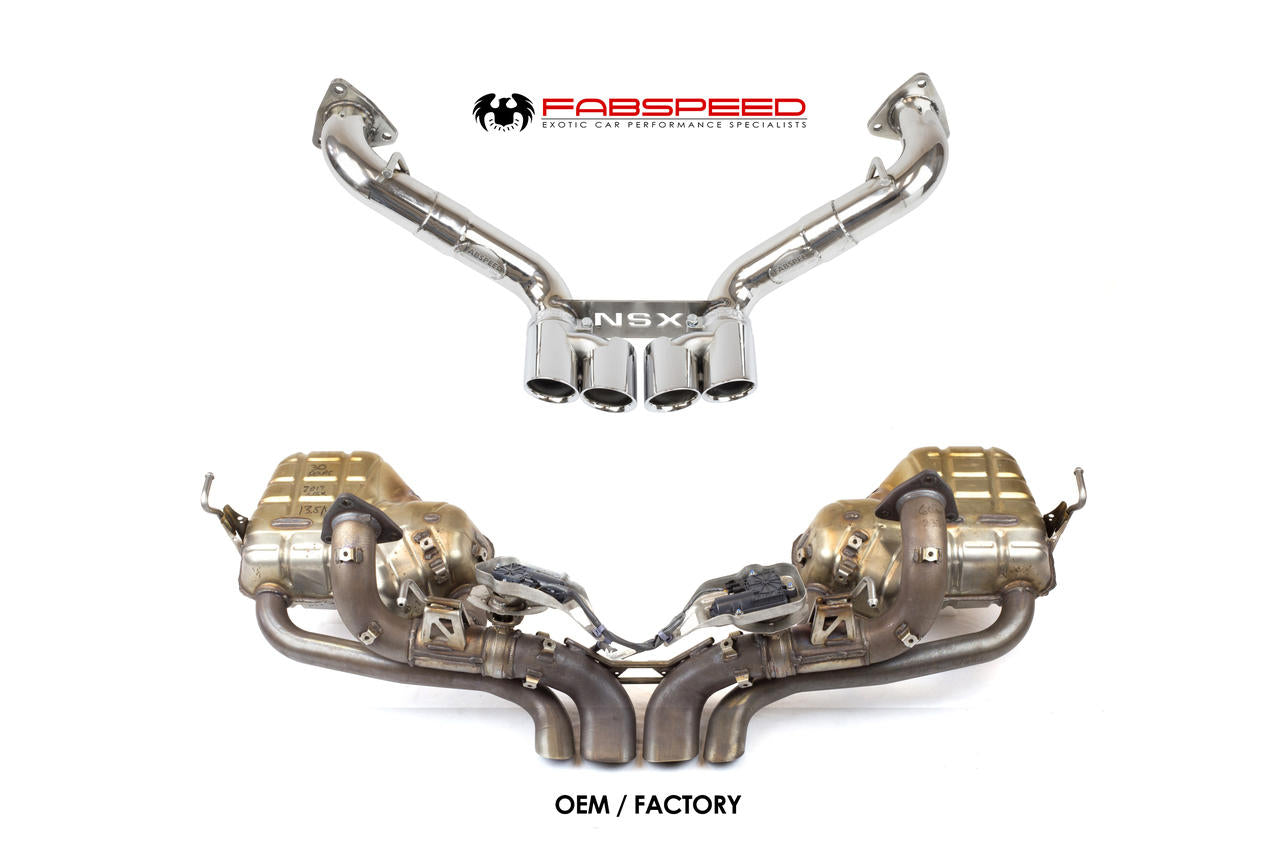Fabspeed Acura NSX TT / Type S Maxflo Cat Back Exhaust (2017-2022)