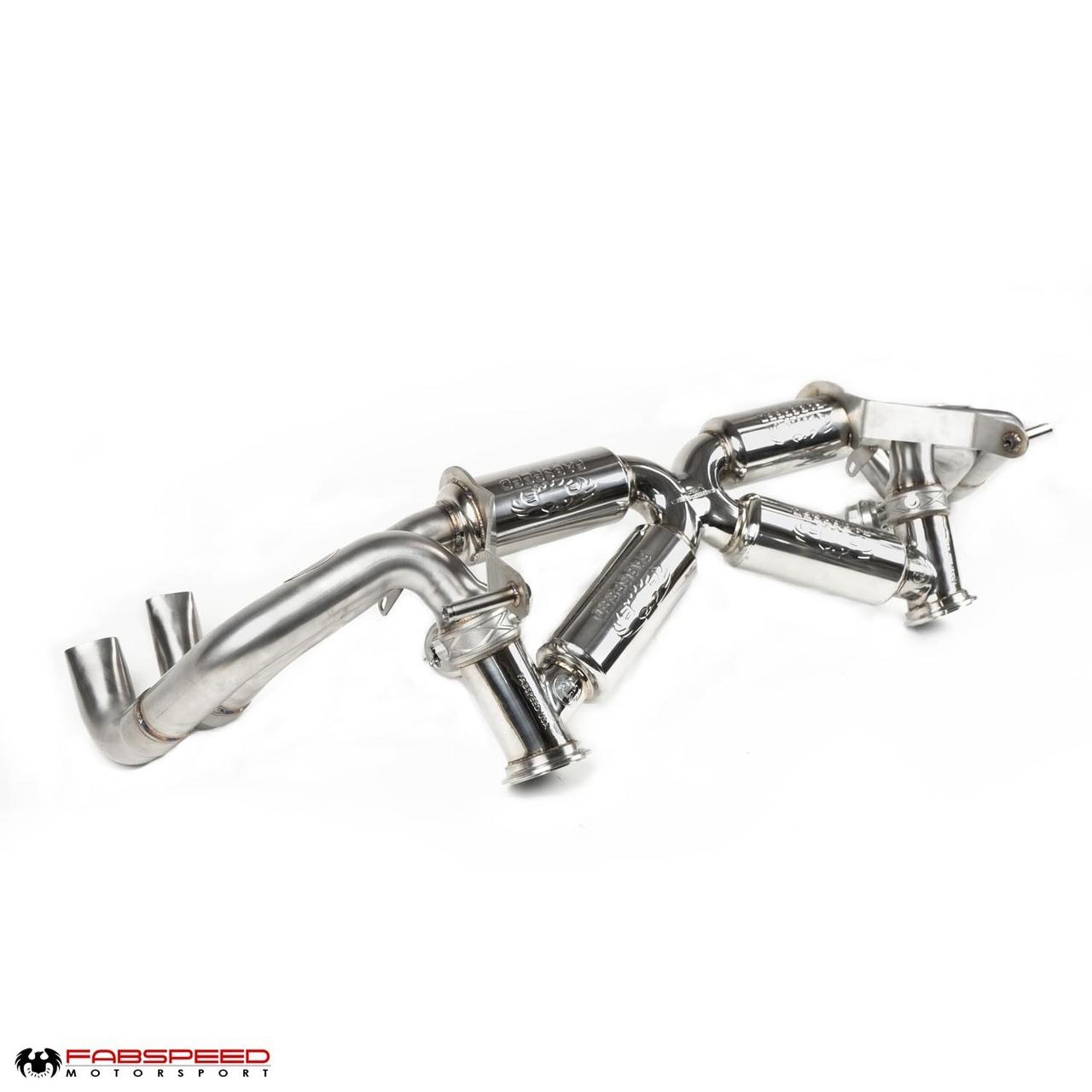 Fabspeed Audi R8 V10 Valved Supersport X-Pipe Exhaust System (2016 - 2018)