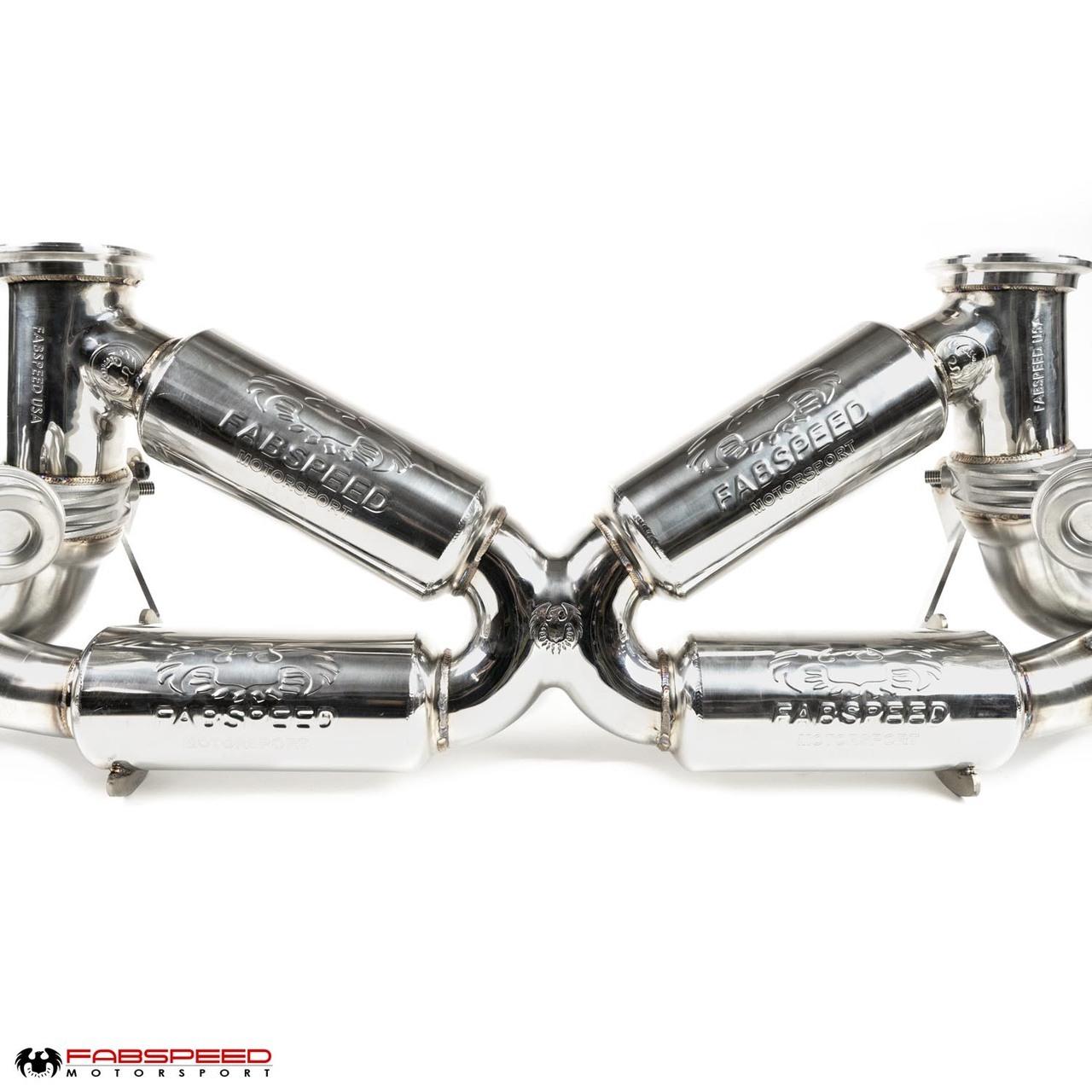 Fabspeed Audi R8 V10 Valved Supersport X-Pipe Exhaust System (2016 - 2018)