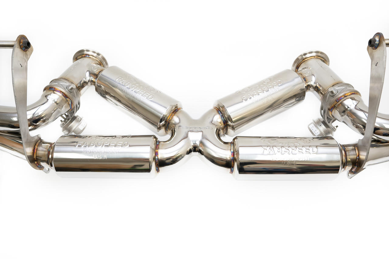 Fabspeed Audi R8 V8 Valved Supersport X-Pipe Exhaust System (2007-2012)
