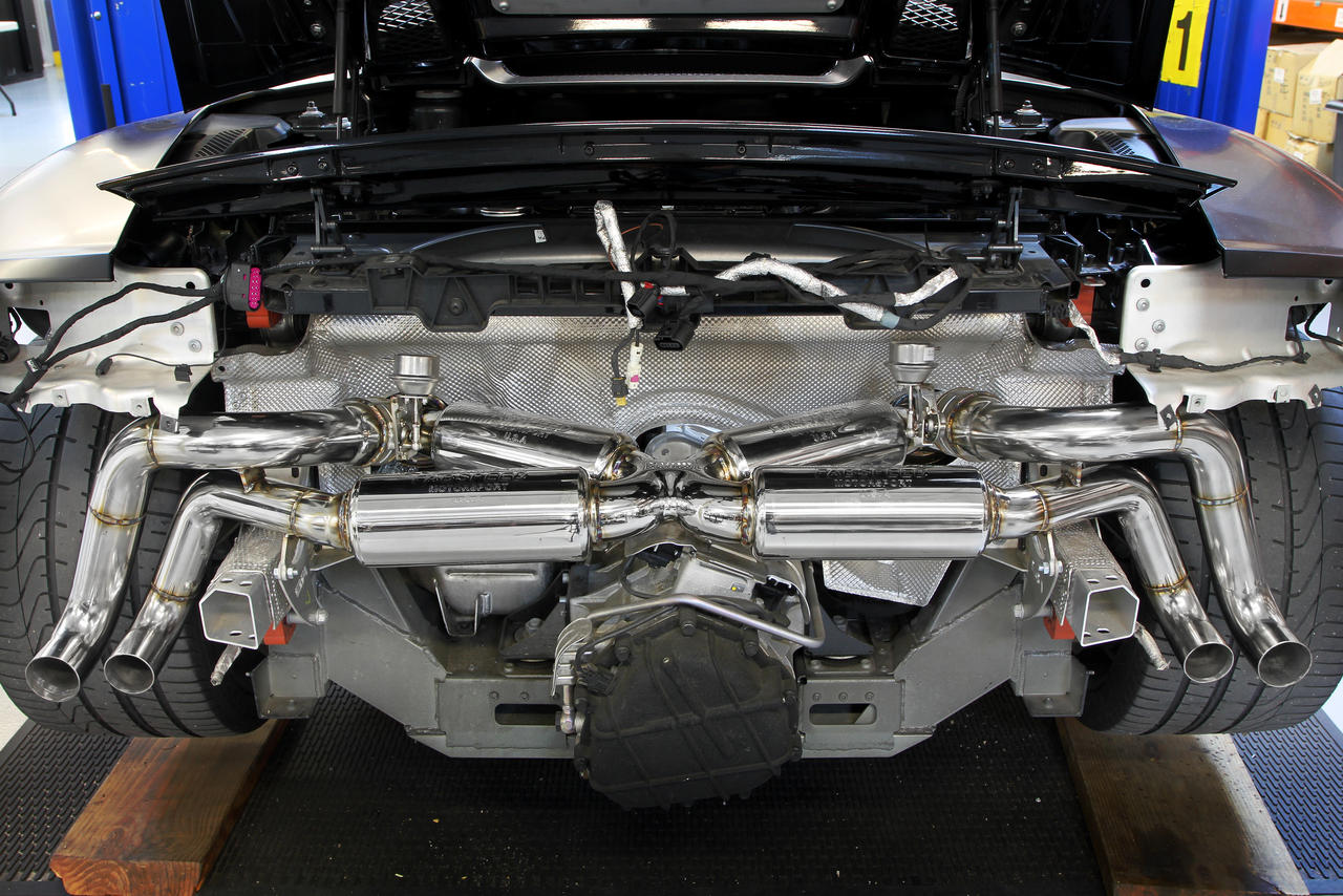 Fabspeed Audi R8 V8 Valved Supersport X-Pipe Exhaust System (2007-2012)