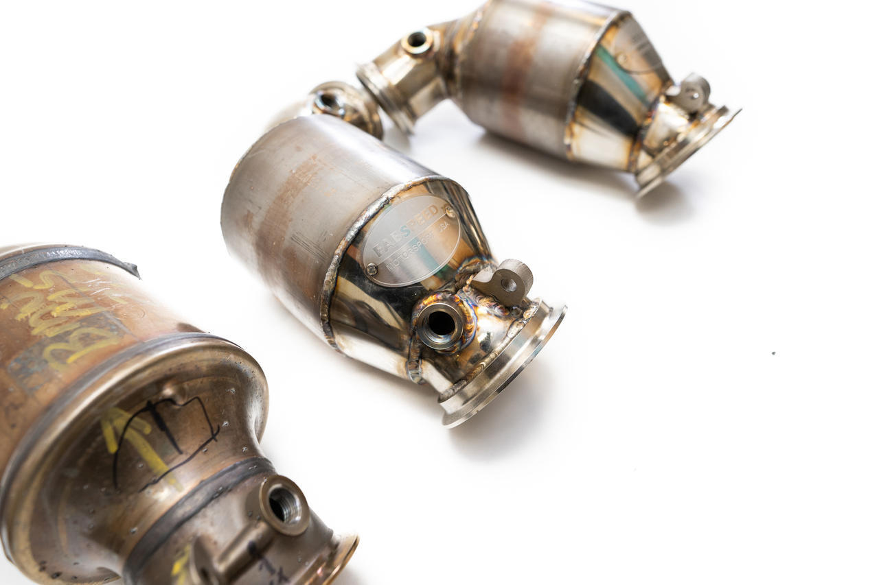 Fabspeed BMW M8 Primary Sport Catalytic Converter Downpipes (2019+)