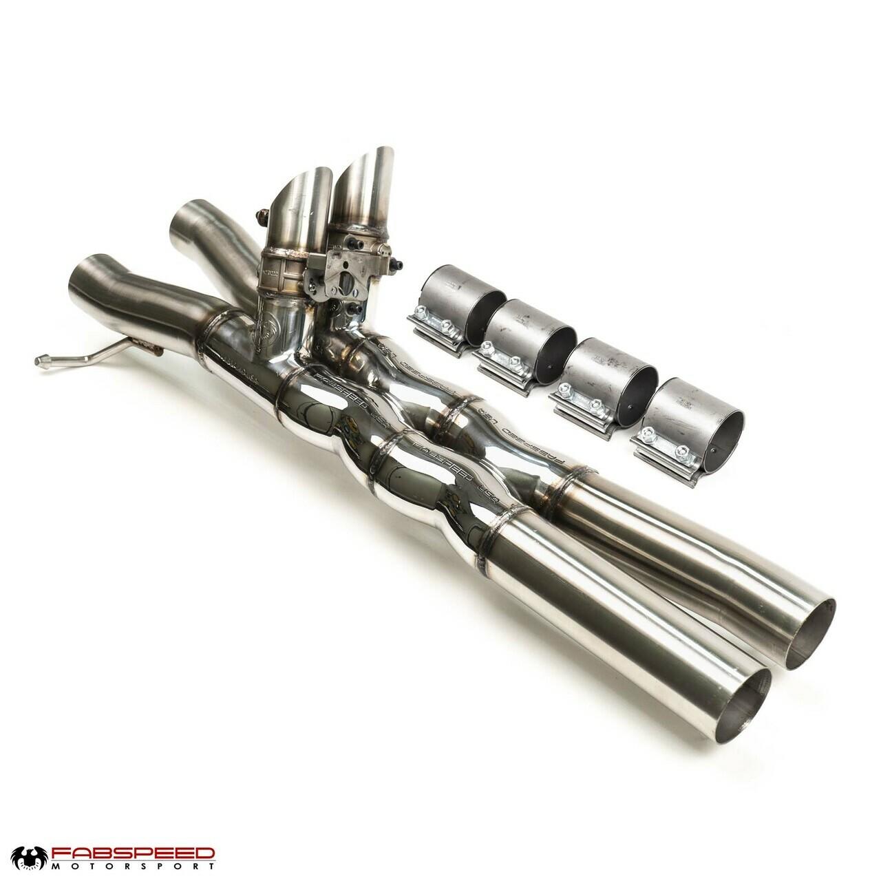 Fabspeed Dodge RAM TRX 1500 Valved Double X-Pipe Resonator Bypass (2021+)