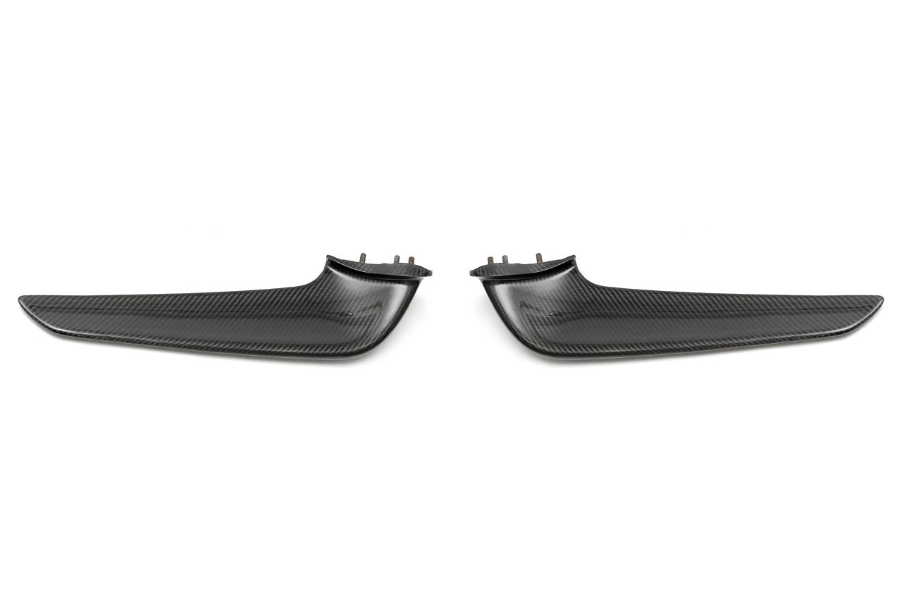 Fabspeed Ferrari 458 Italia Carbon Fiber Front Bumper Blades (2010-2015)