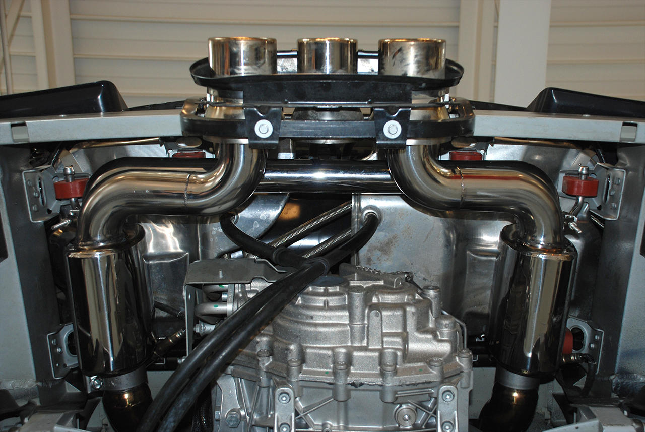 Fabspeed Ferrari 458 Italia Maxflo CHALLENGE STYLE dual outlet Performance Exhaust System (2010-2015)