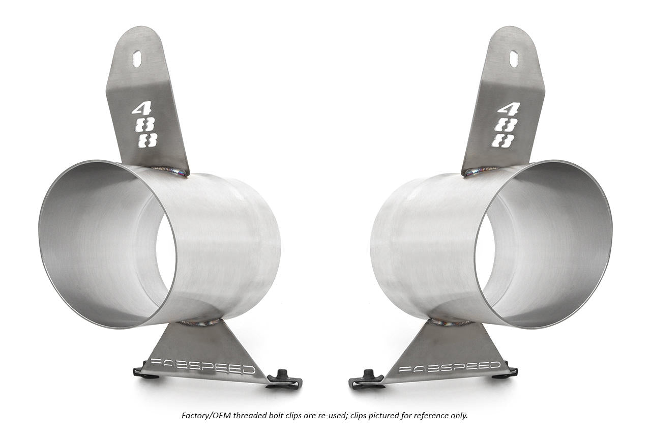 Fabspeed Ferrari 488 Challenge Style Titanium Tips