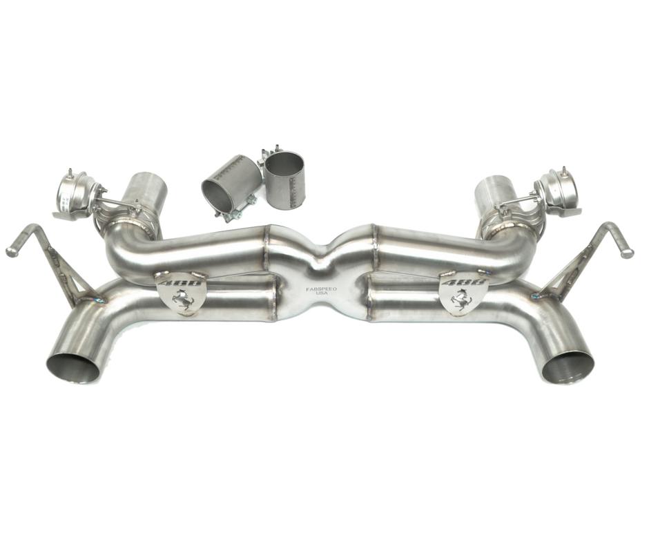Fabspeed Ferrari 488 Pista Valved Dual Tone Exhaust System