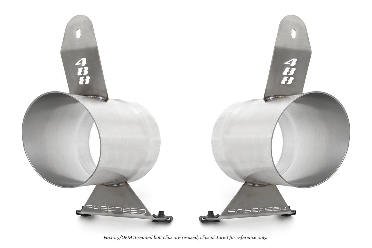 Fabspeed Ferrari 488 Pista Valved Dual Tone Exhaust System