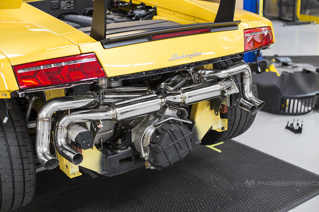 Fabspeed Lamborghini Gallardo LP550-2 / LP560 / LP570 Valved Supersport X-Pipe Exhaust System