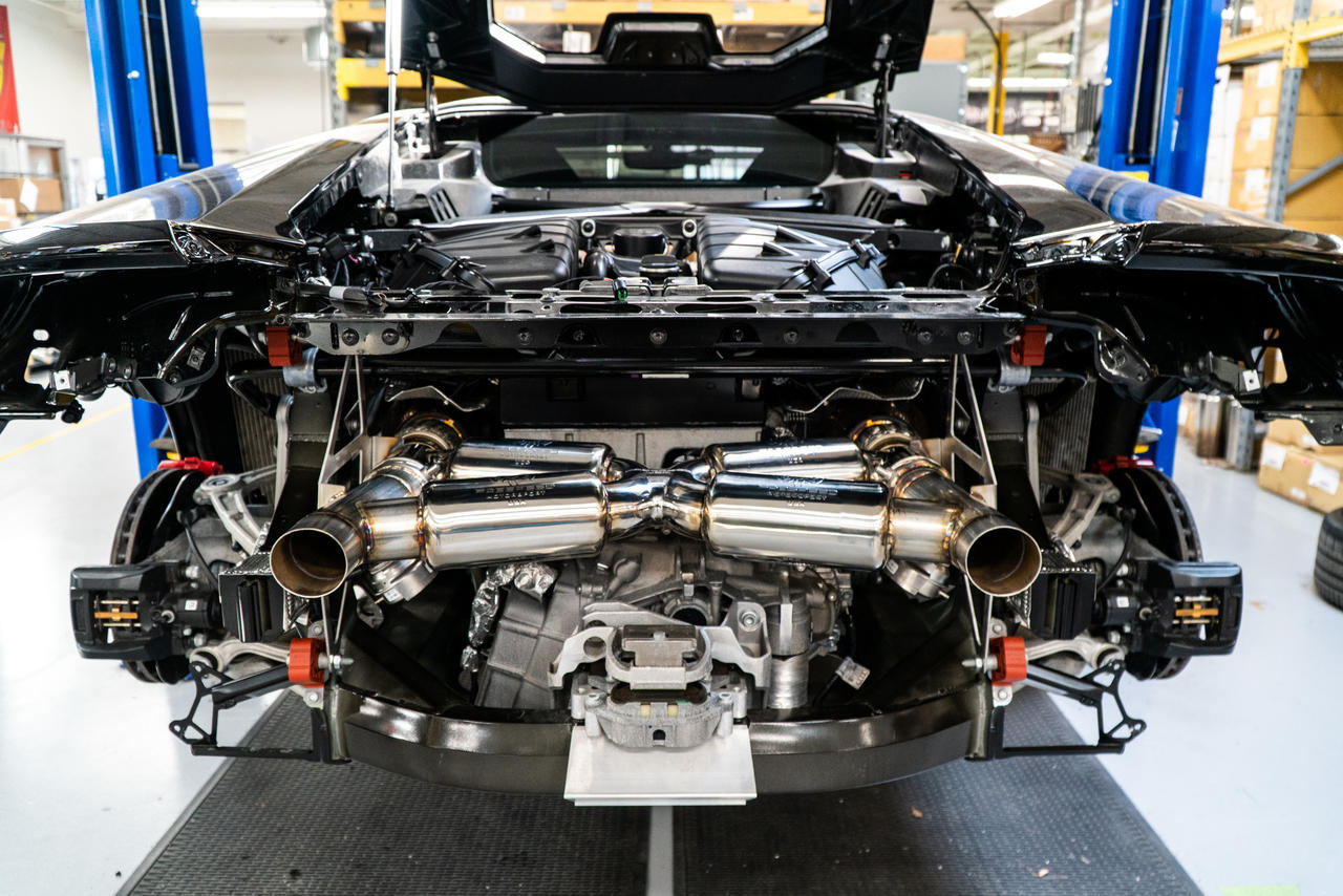 Fabspeed Lamborghini Huracan Performante Valved Dual Tone Supersport X-Pipe Exhaust System