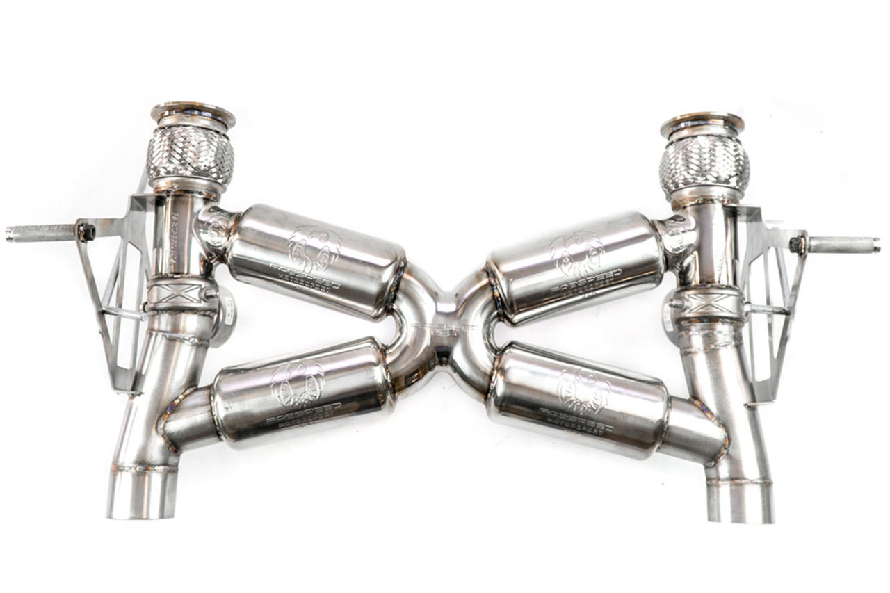 Fabspeed Lamborghini Huracan Performante Valved Dual Tone Supersport X-Pipe Exhaust System