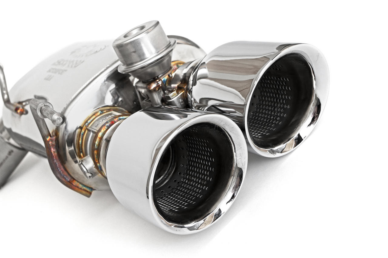 Fabspeed Maserati Ghibli Valved Rear Mufflers (2013+)