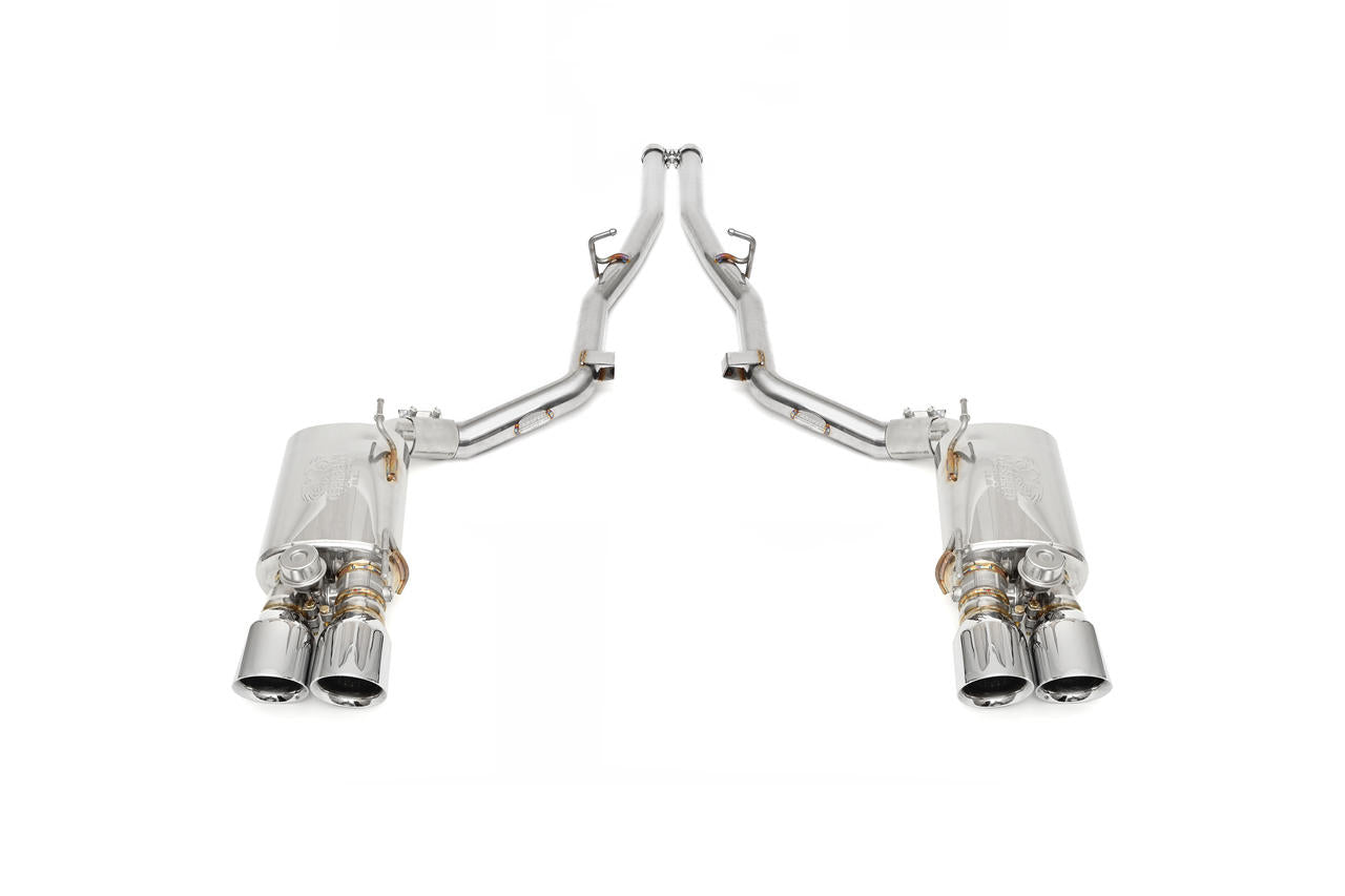 Fabspeed Maserati Ghibli Valved Rear Mufflers (2013+)
