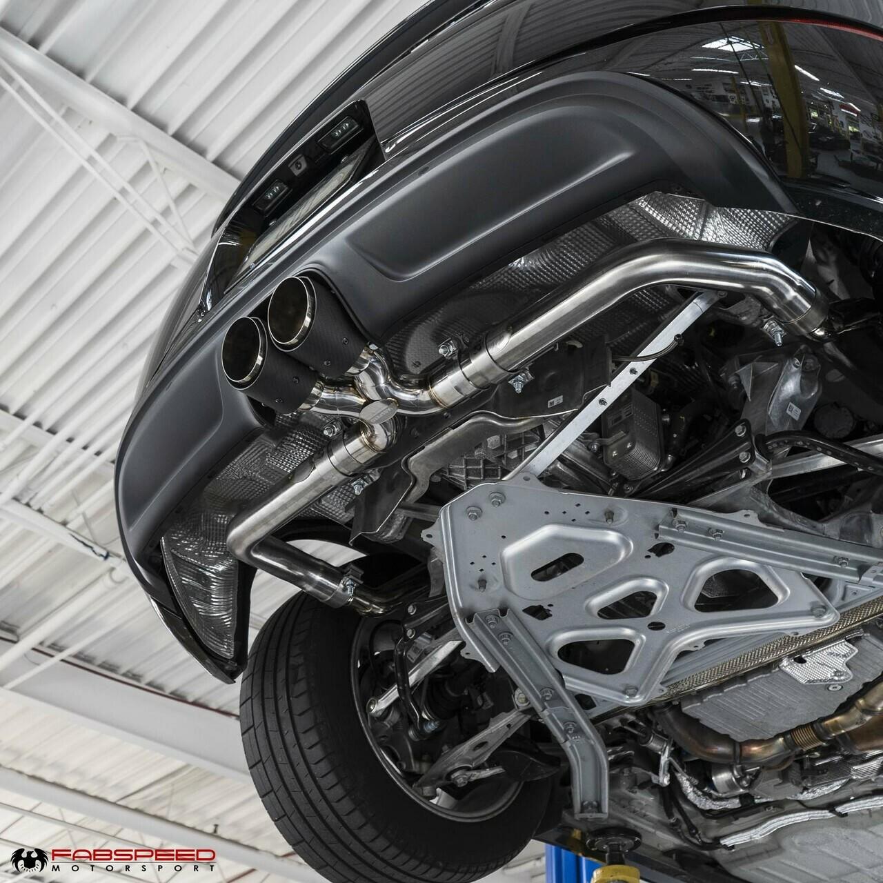 Fabspeed Porsche 718 Boxster/Cayman Maxflo Cat-Back Exhaust System (2017+)