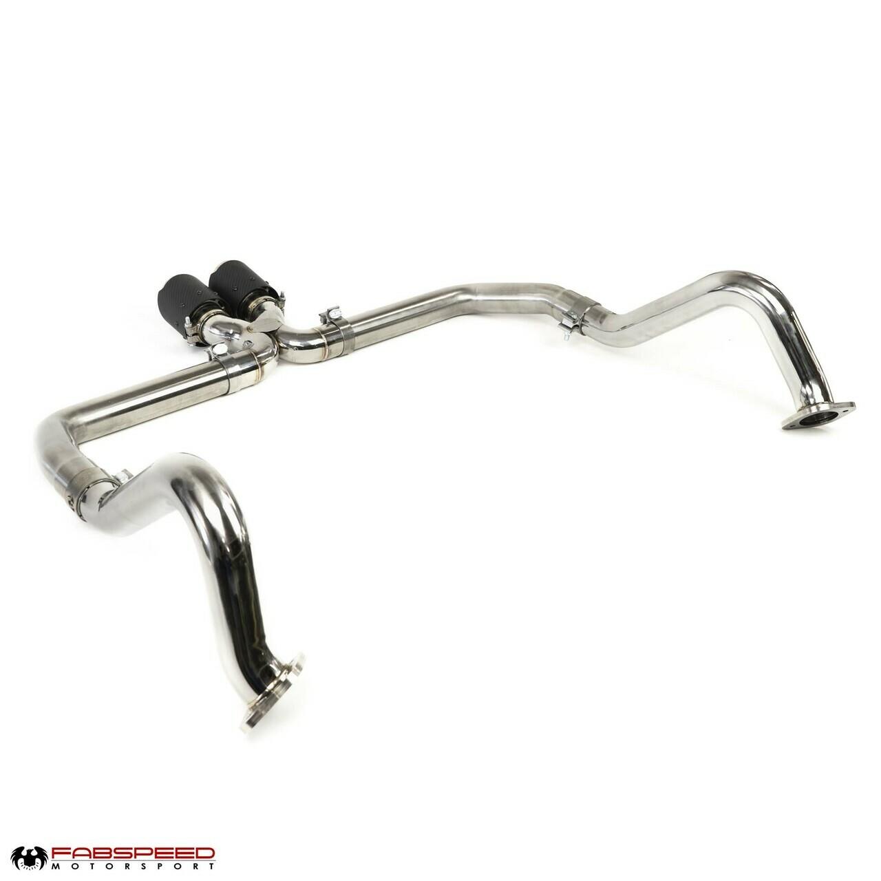 Fabspeed Porsche 718 Boxster/Cayman Maxflo Cat-Back Exhaust System (2017+)